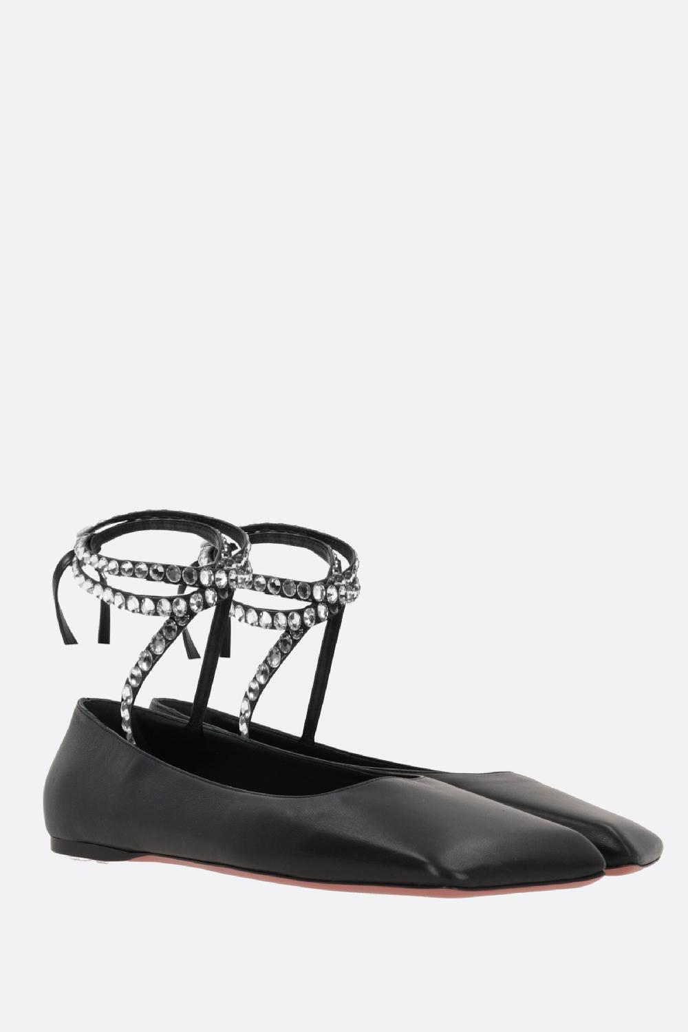AMINA MUADDI ballerina Ane in nappa Vendite Flash