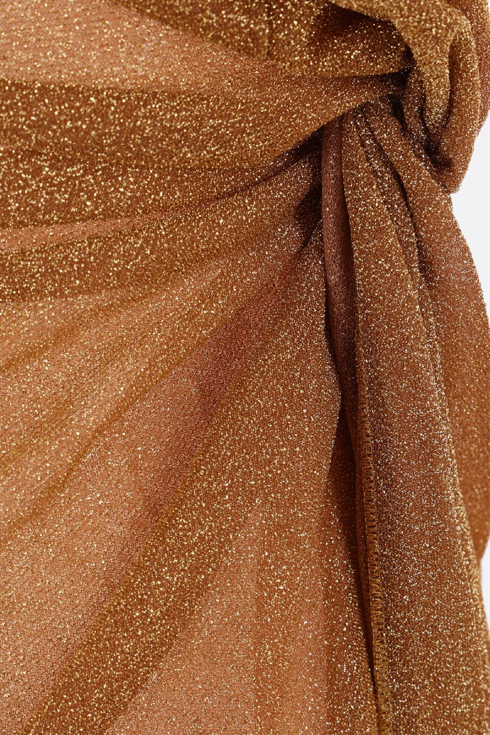 OSEREE abito monospalla in lurex Moda