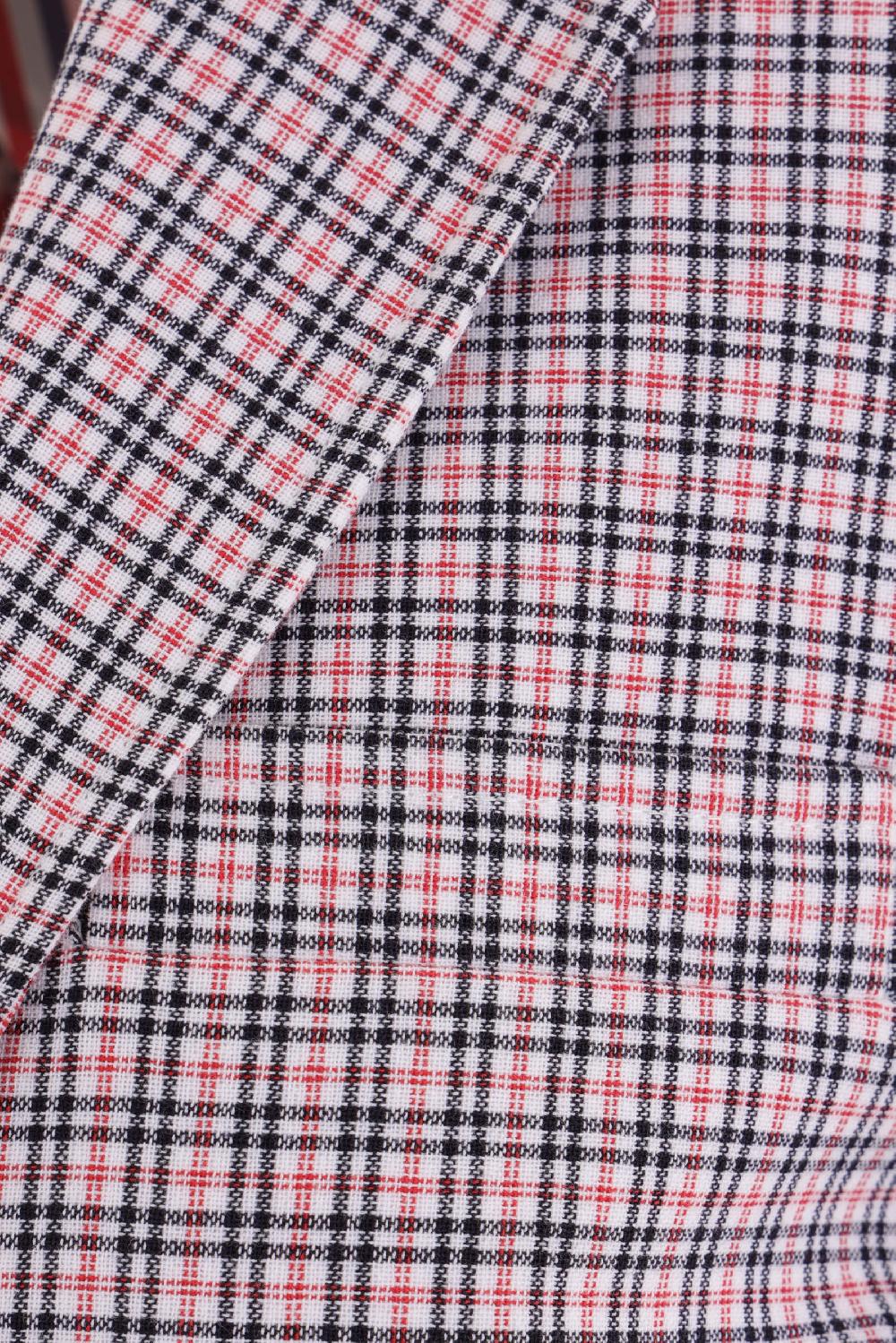 THOM BROWNE giacca monopetto in crepe di cotone Italia