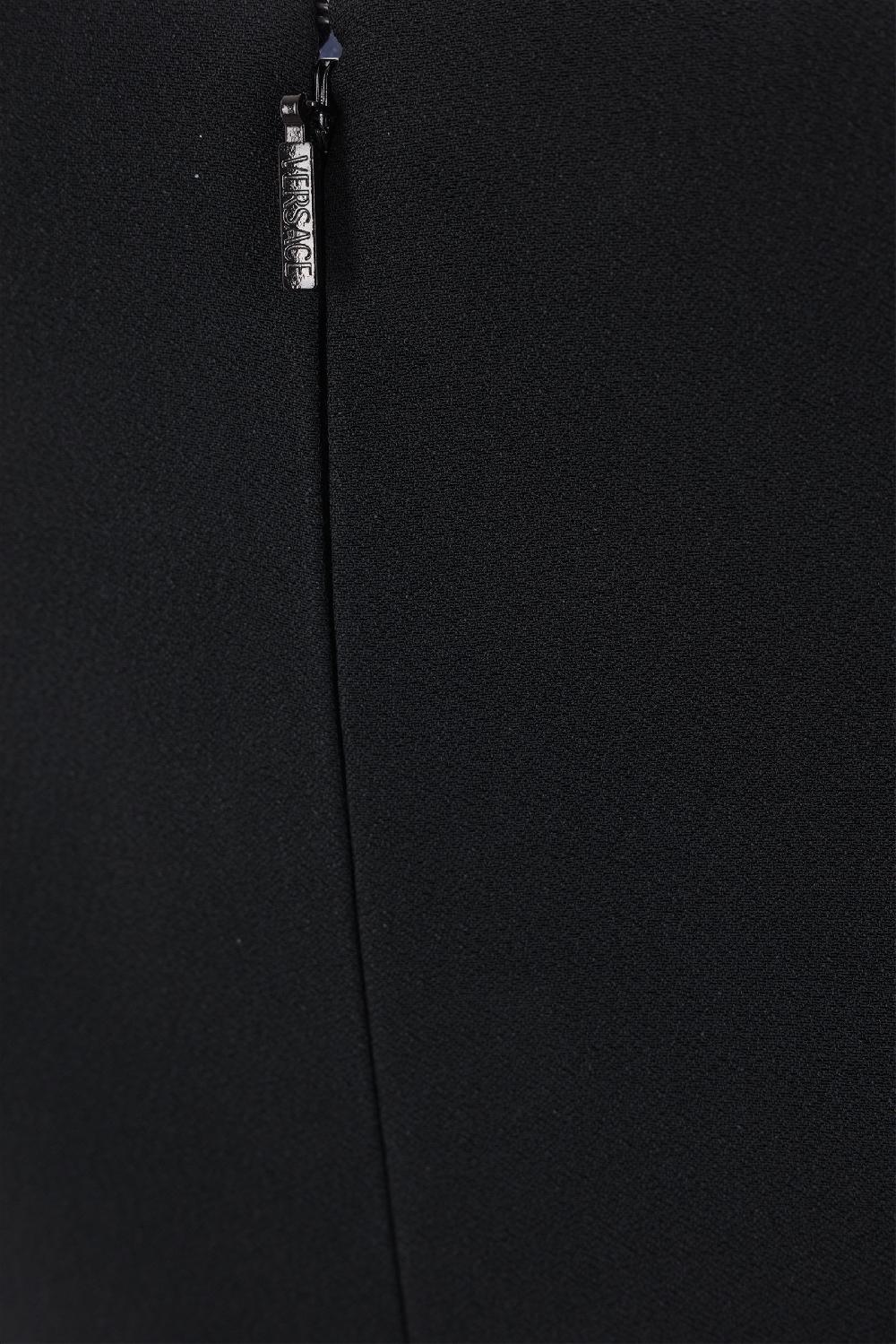 VERSACE abito smanicato in raso envers crepe Convenienza