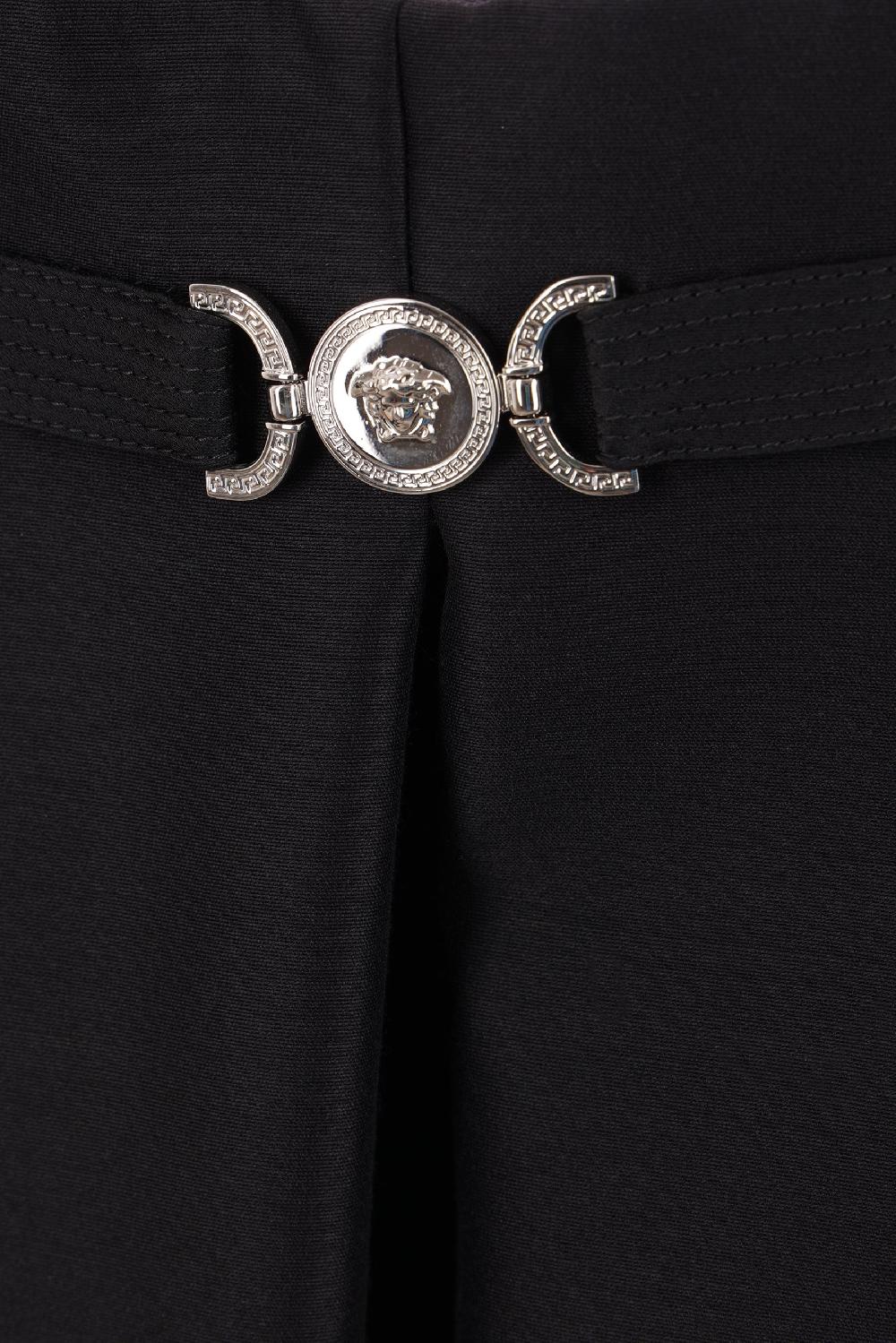 VERSACE miniabito bustier in lana e seta Novità