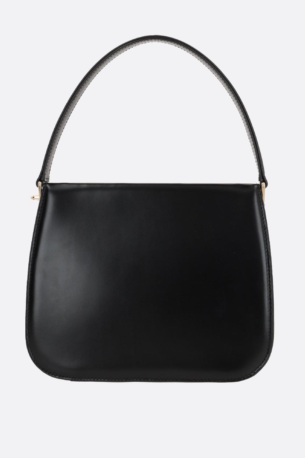 FERRAGAMO borsa a mano New Frame in pelle liscia Presa