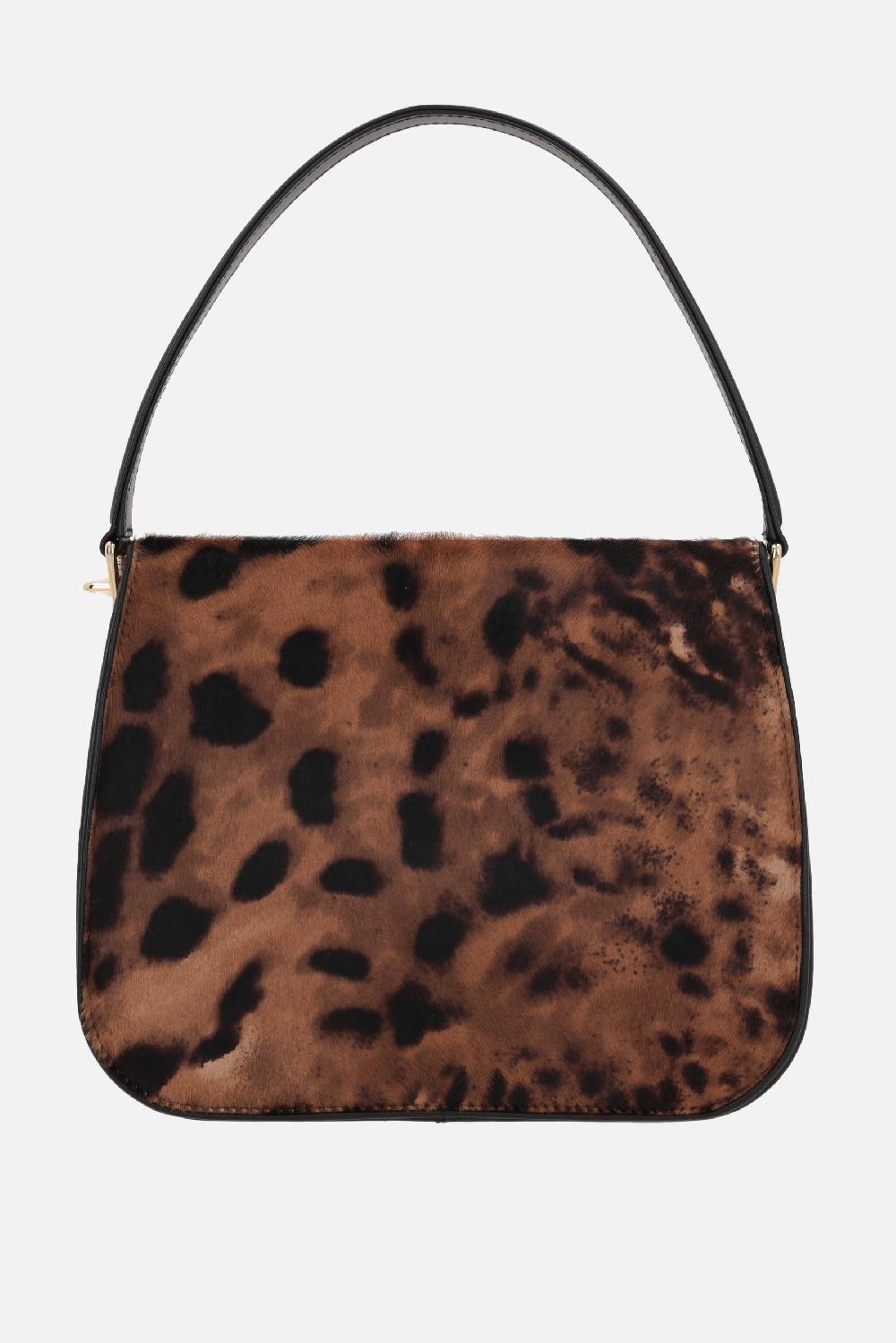 FERRAGAMO borsa a mano New Frame in cavallino Sconto