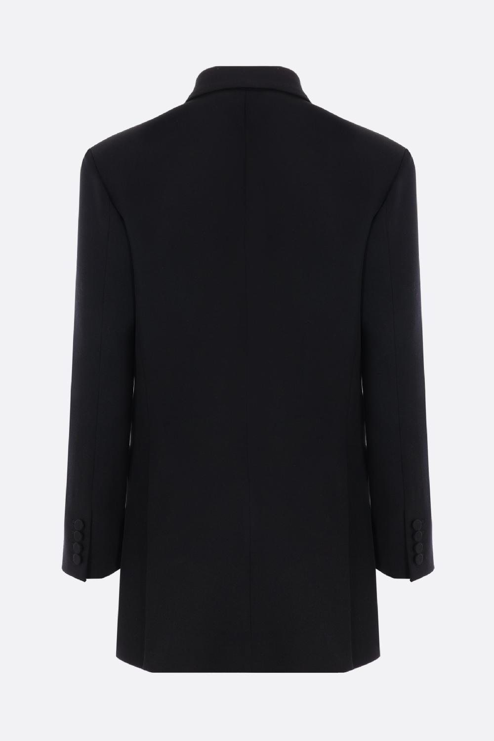 VALENTINO GARAVANI giacca doppiopetto oversize in grisaglia Hotsell
