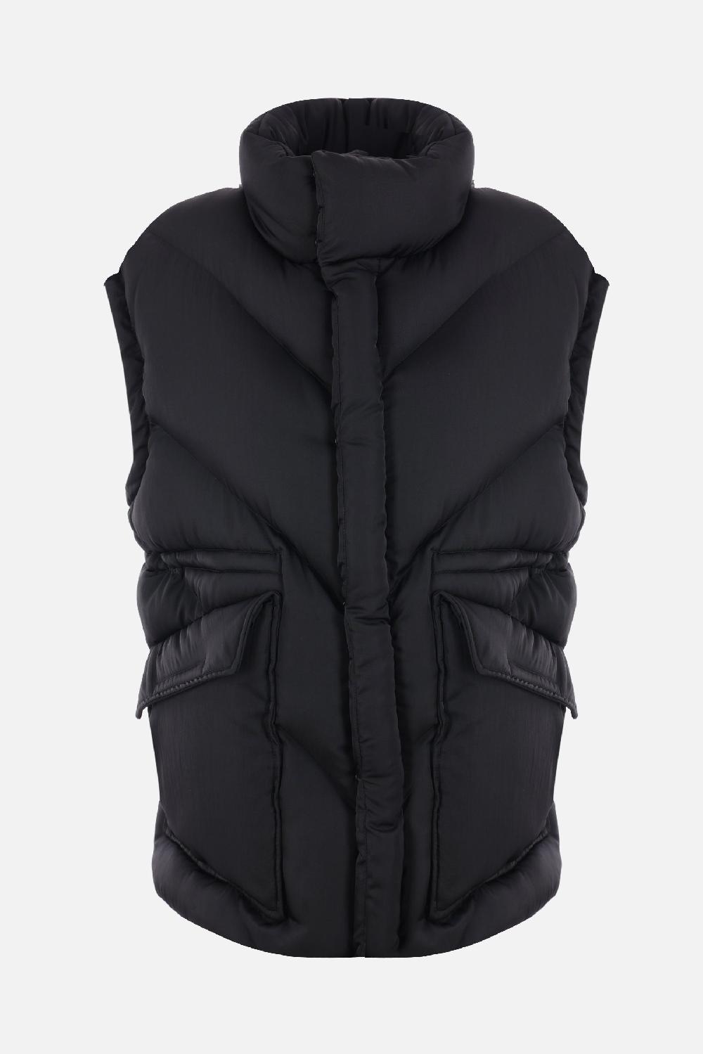 DEL CORE giubbotto imbottito in nylon froissé Qualità