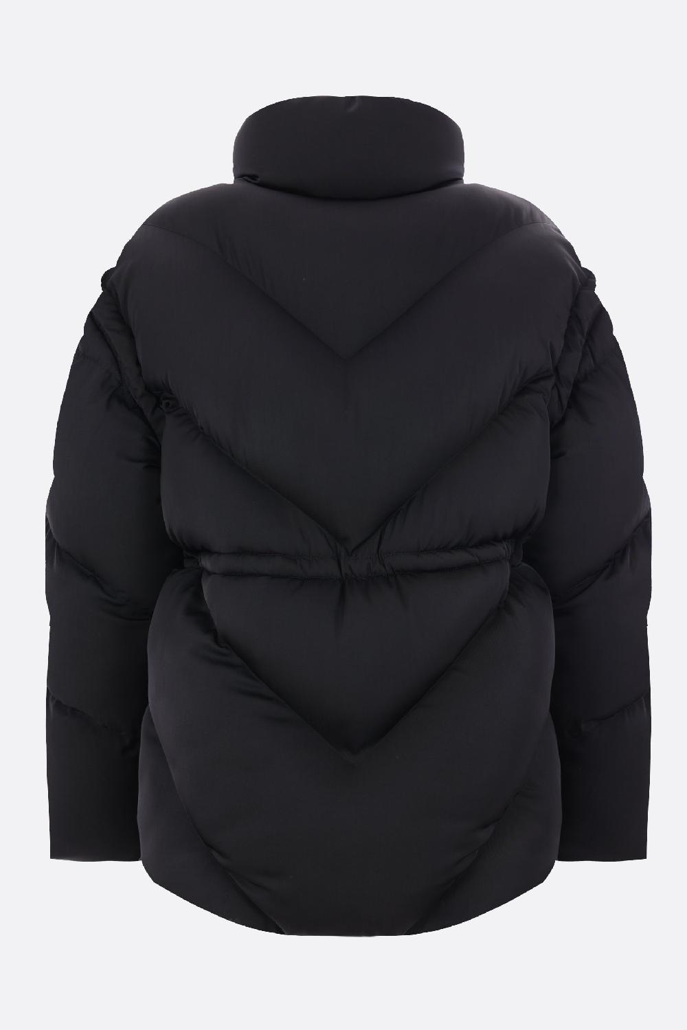 DEL CORE giubbotto imbottito in nylon froissé Qualità