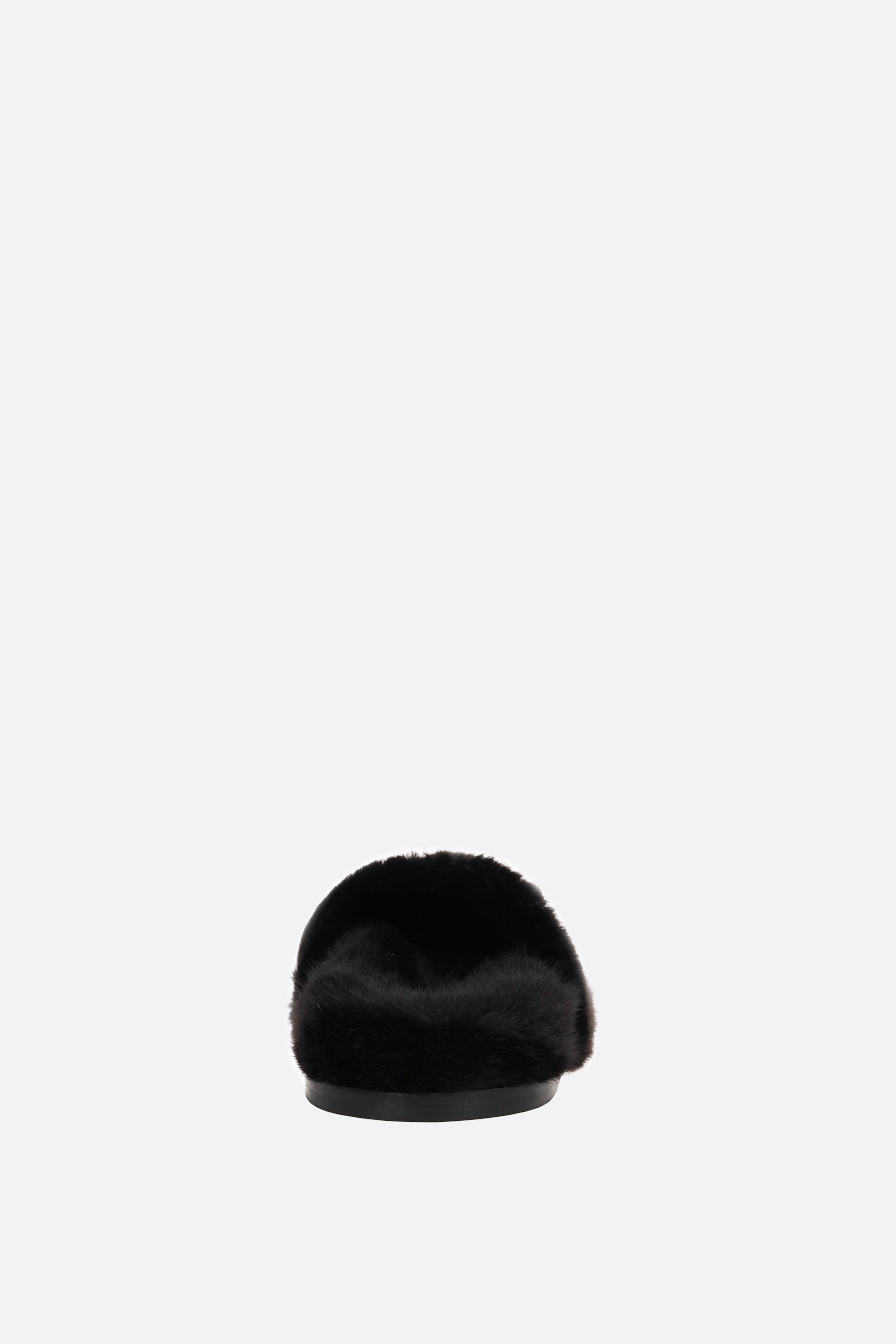SIMONE ROCHA mule flat in eco pelliccia Promozione
