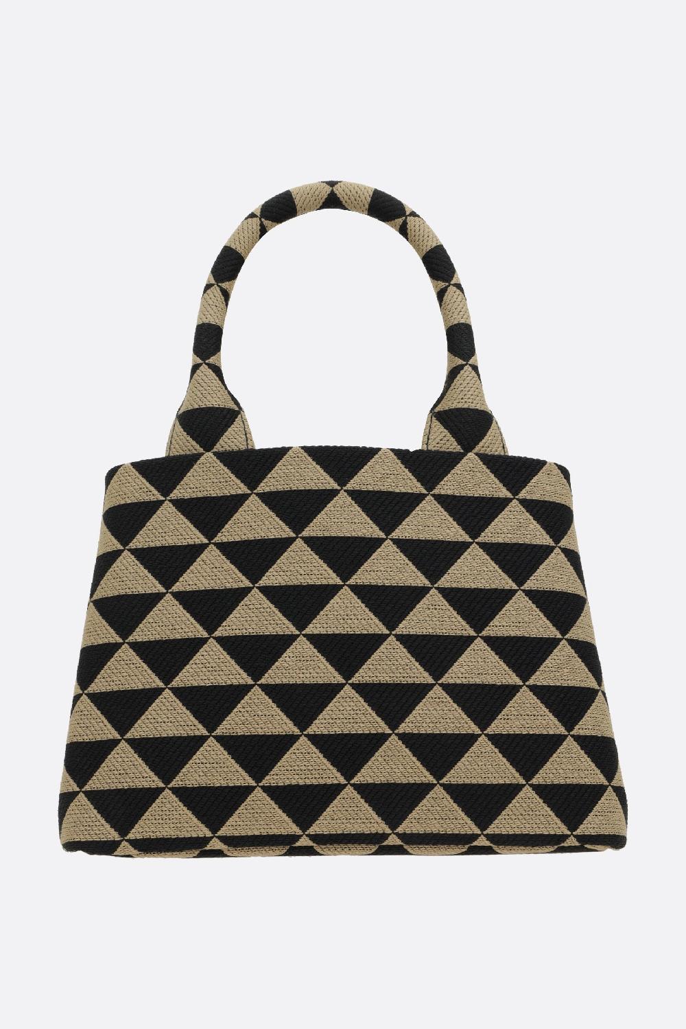 PRADA borsa shopping Prada Symbole small in jacquard Online