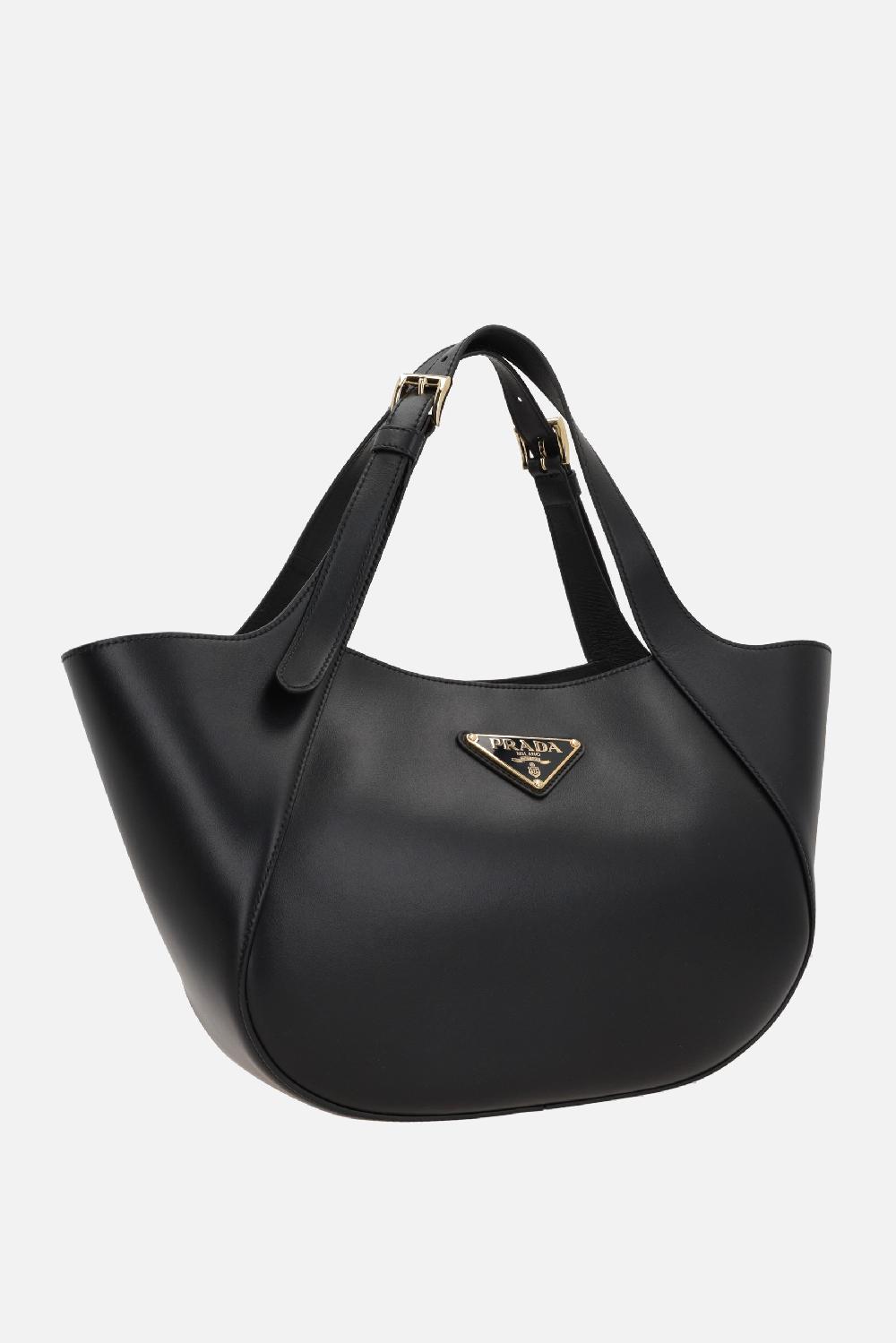 PRADA borsa shopping media in pelle City In Vendita