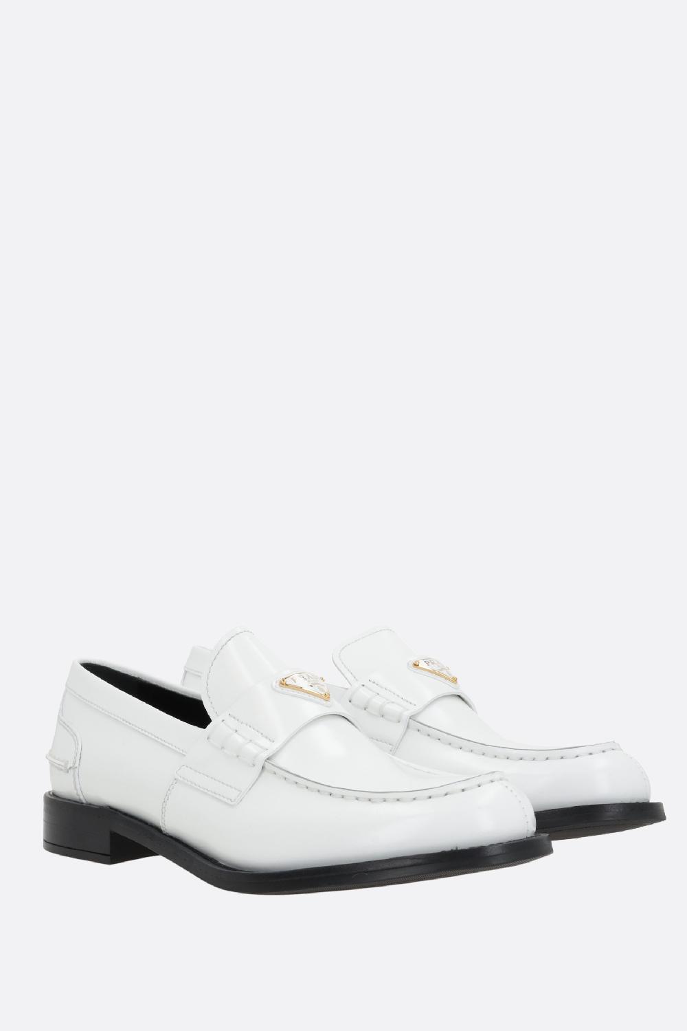 PRADA mocassino in pelle spazzolata Offerte