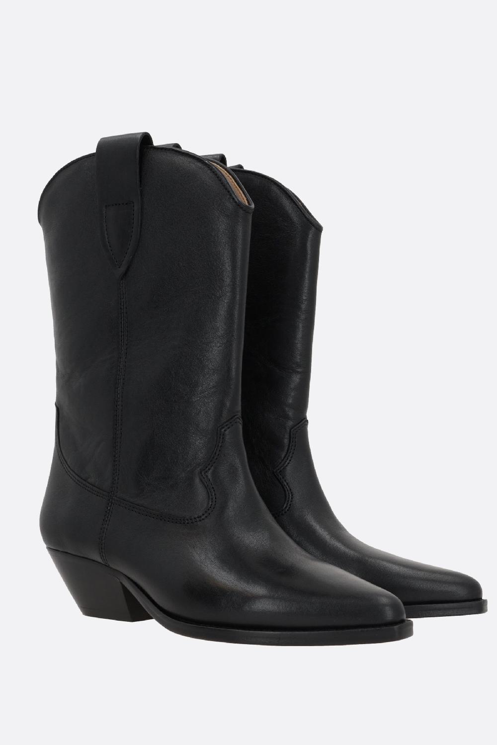 ISABEL MARANT stivaletto texano Duerto in pelle liscia Hotsell