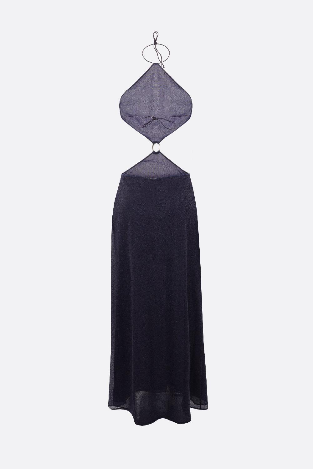 OSEREE abito lungo Lumière O Gem Diamond in lurex Vendite Flash