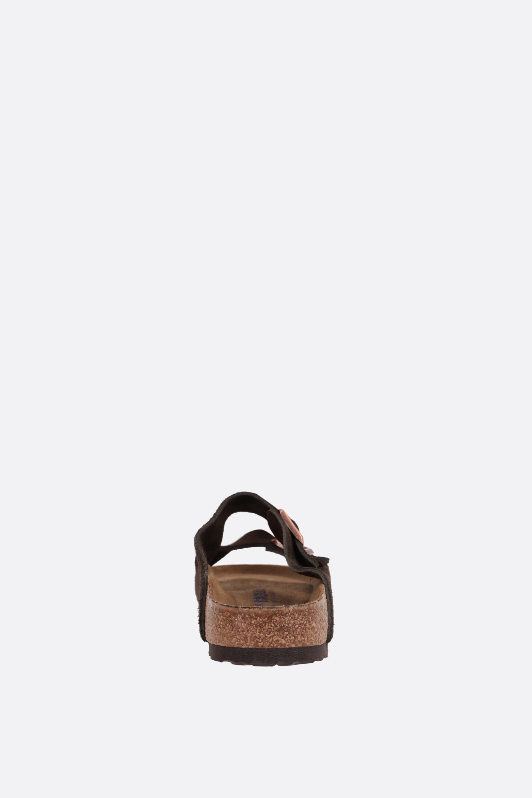 BIRKENSTOCK sandalo flat Arizona BS in suede (Narrow Fit) Qualità