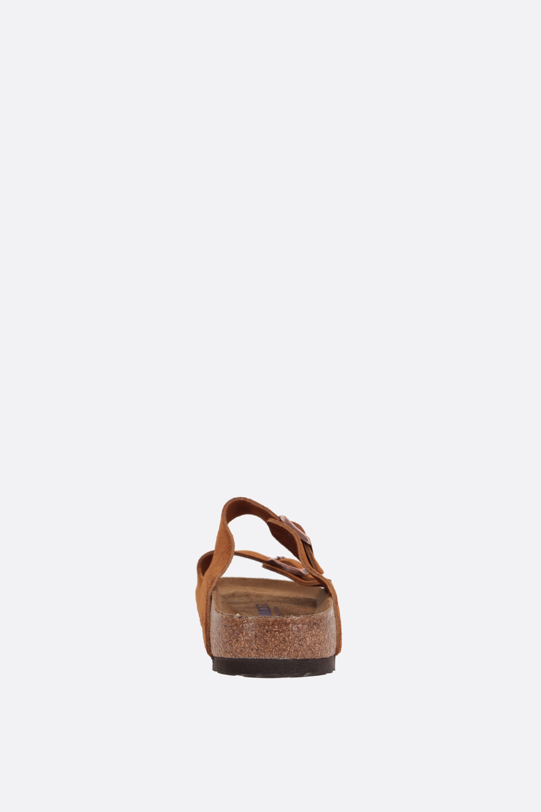 BIRKENSTOCK sandalo flat Arizona BS in suede (Narrow Fit) Vendita