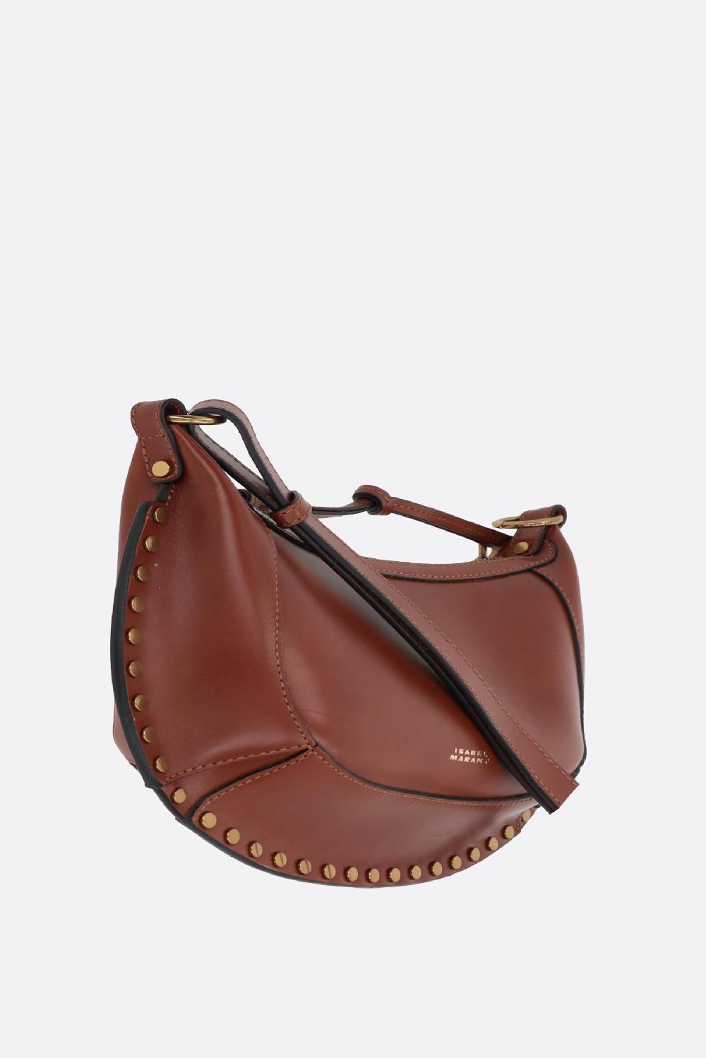 ISABEL MARANT borsa a spalla Oskan Moon in pelle liscia Promozione