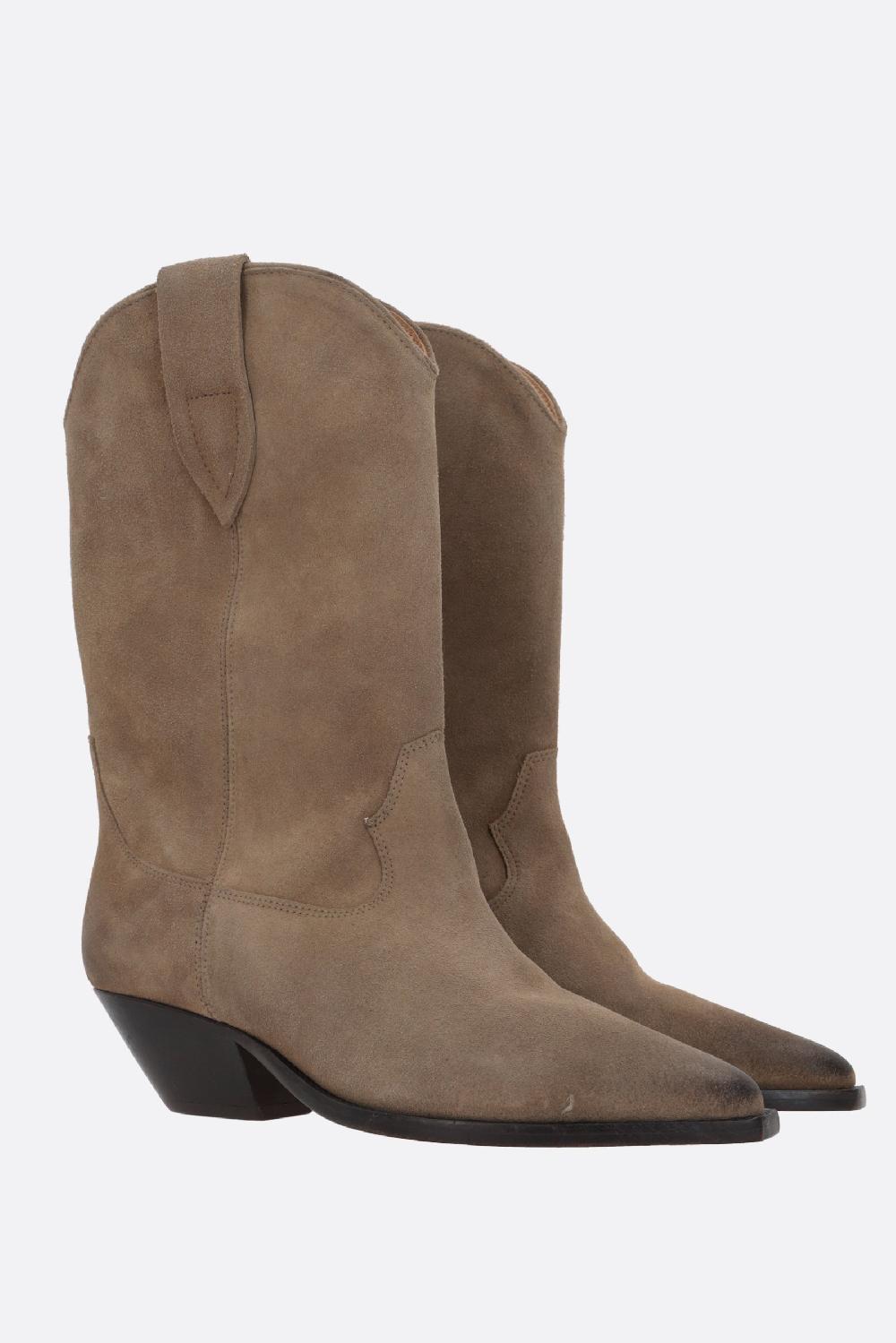 ISABEL MARANT stivaletto texano Duerto in suede Qualità Garantita