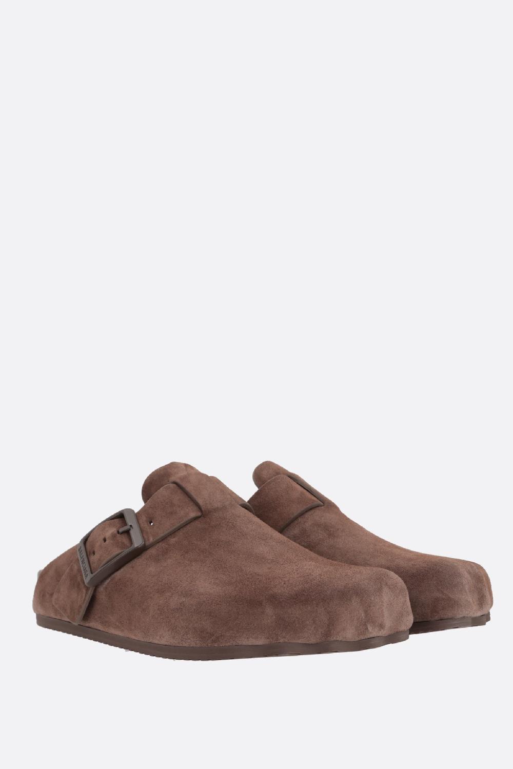 BALENCIAGA mule Sunday in suede Sconto