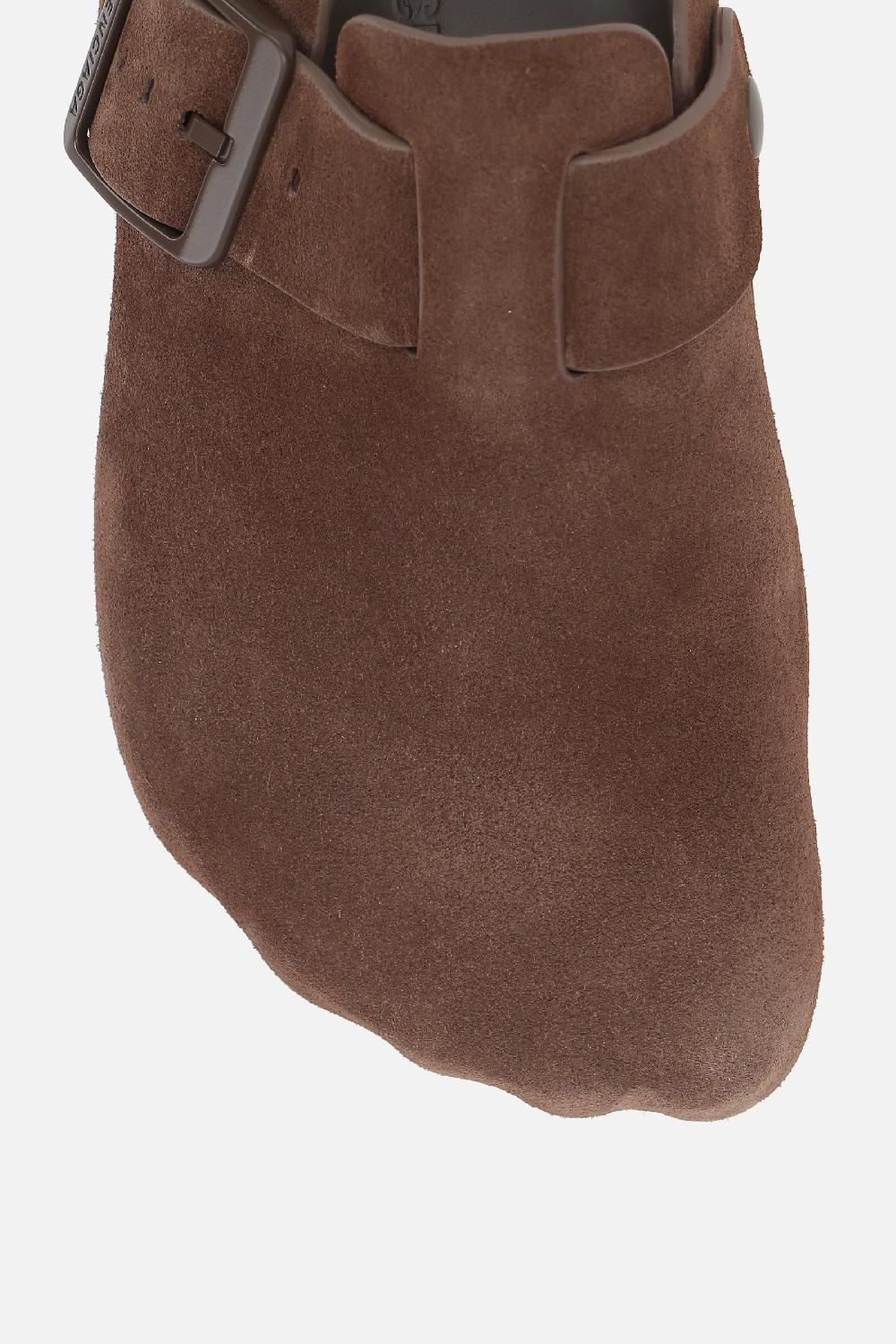 BALENCIAGA mule Sunday in suede Sconto