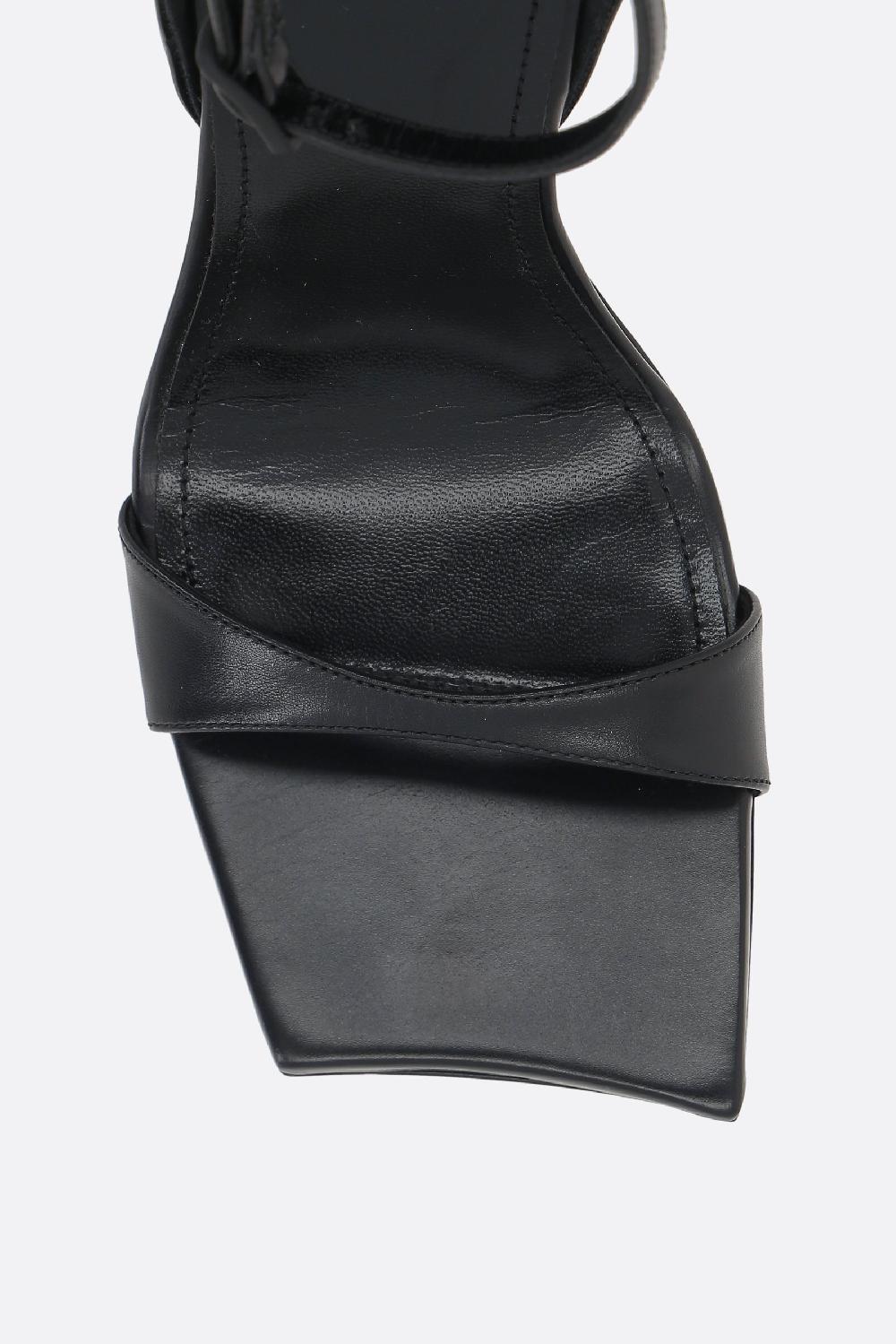 BALENCIAGA sandalo Hourglass in pelle liscia Offerta