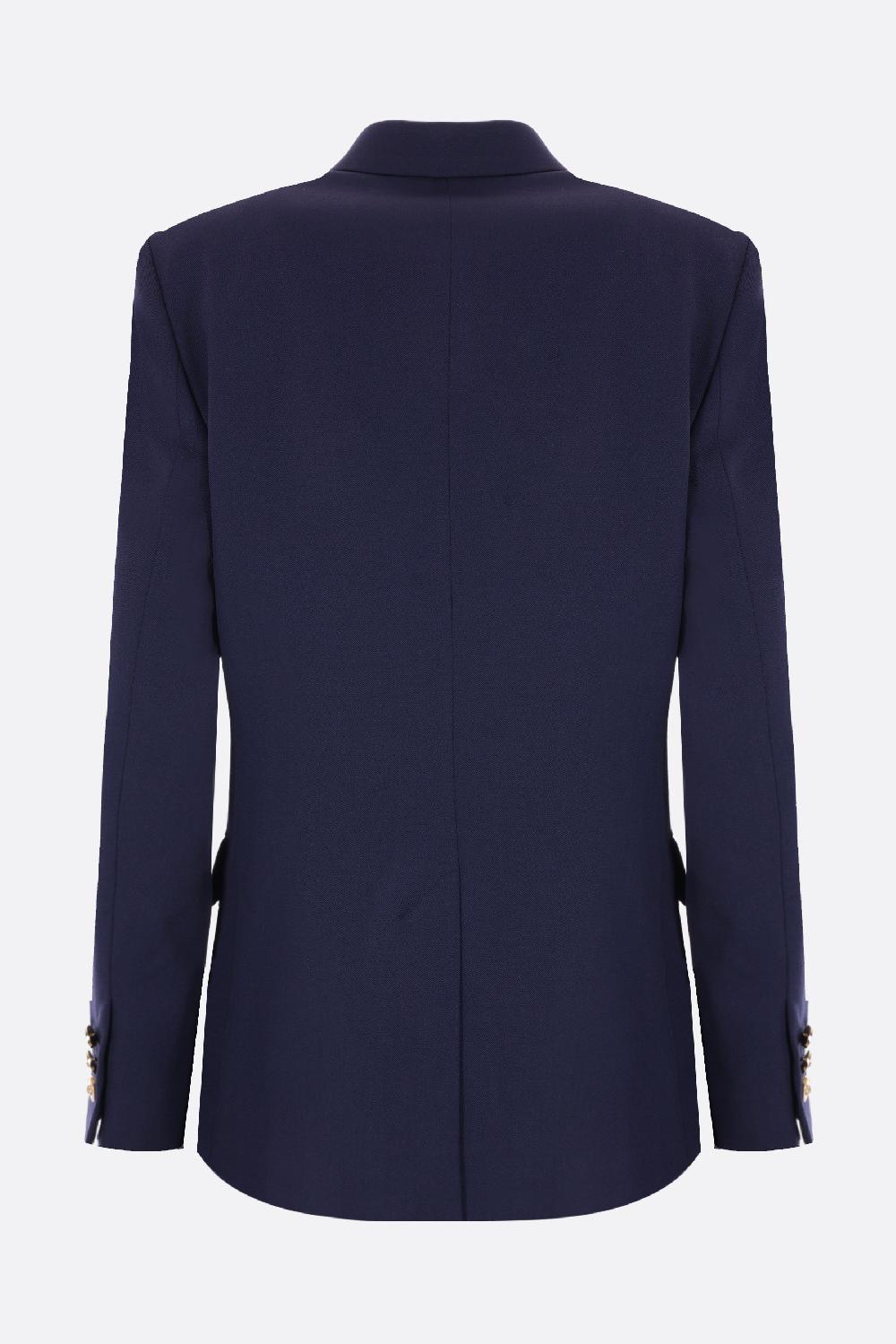 VERSACE giacca doppiopetto in twill Saldi