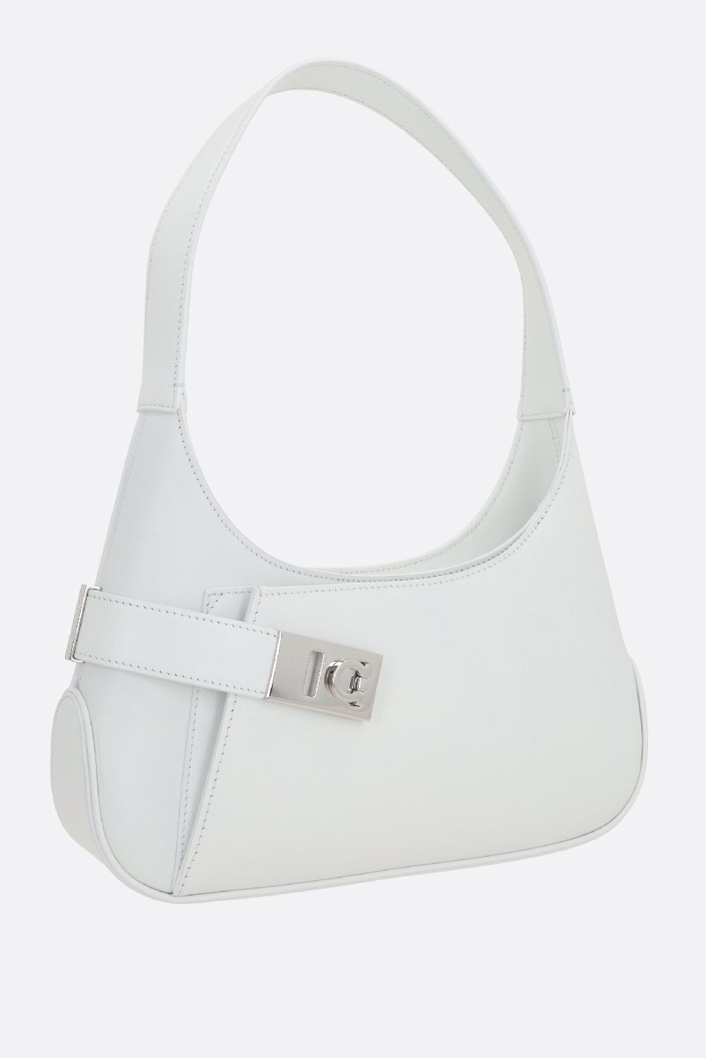 FERRAGAMO borsa hobo Archive in pelle liscia Nuovo