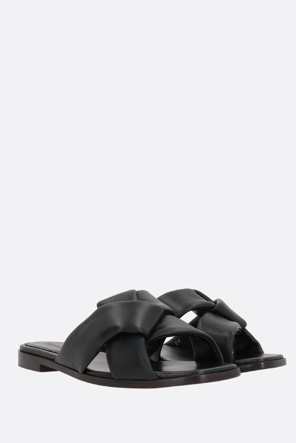 FERRAGAMO sandalo slide Alrai in nappa Qualità
