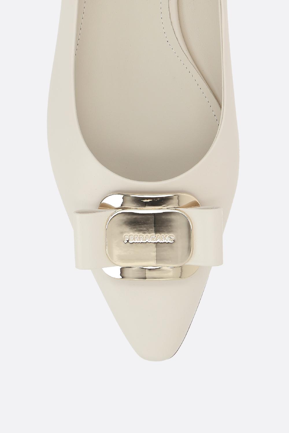FERRAGAMO ballerina Zea in nappa Vendita