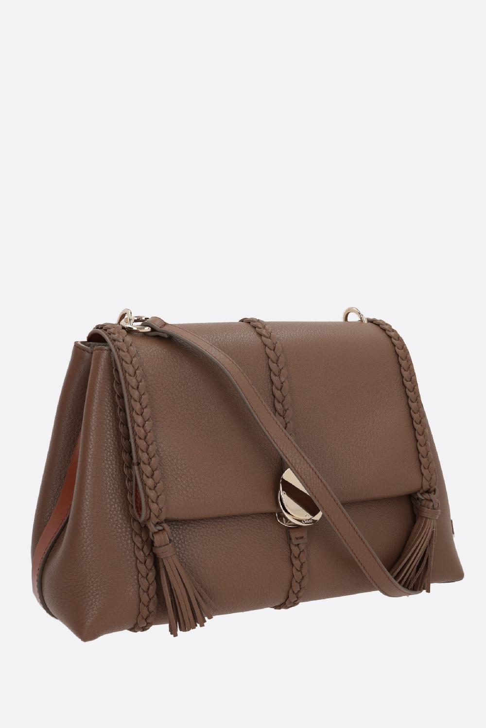 CHLOÉ borsa a spalla Penelope media in pelle martellata Fino Al -60%