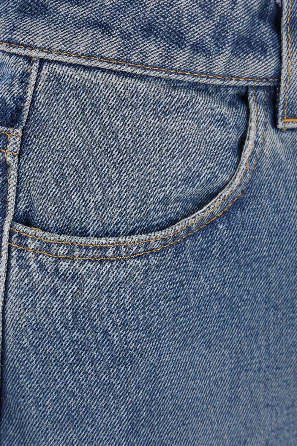GIVENCHY jeans a gamba larga in denim Shopping Online