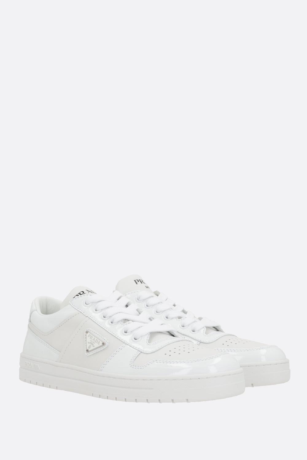 PRADA sneaker Downtown in pelle liscia e naplak Prezzo Ridotto