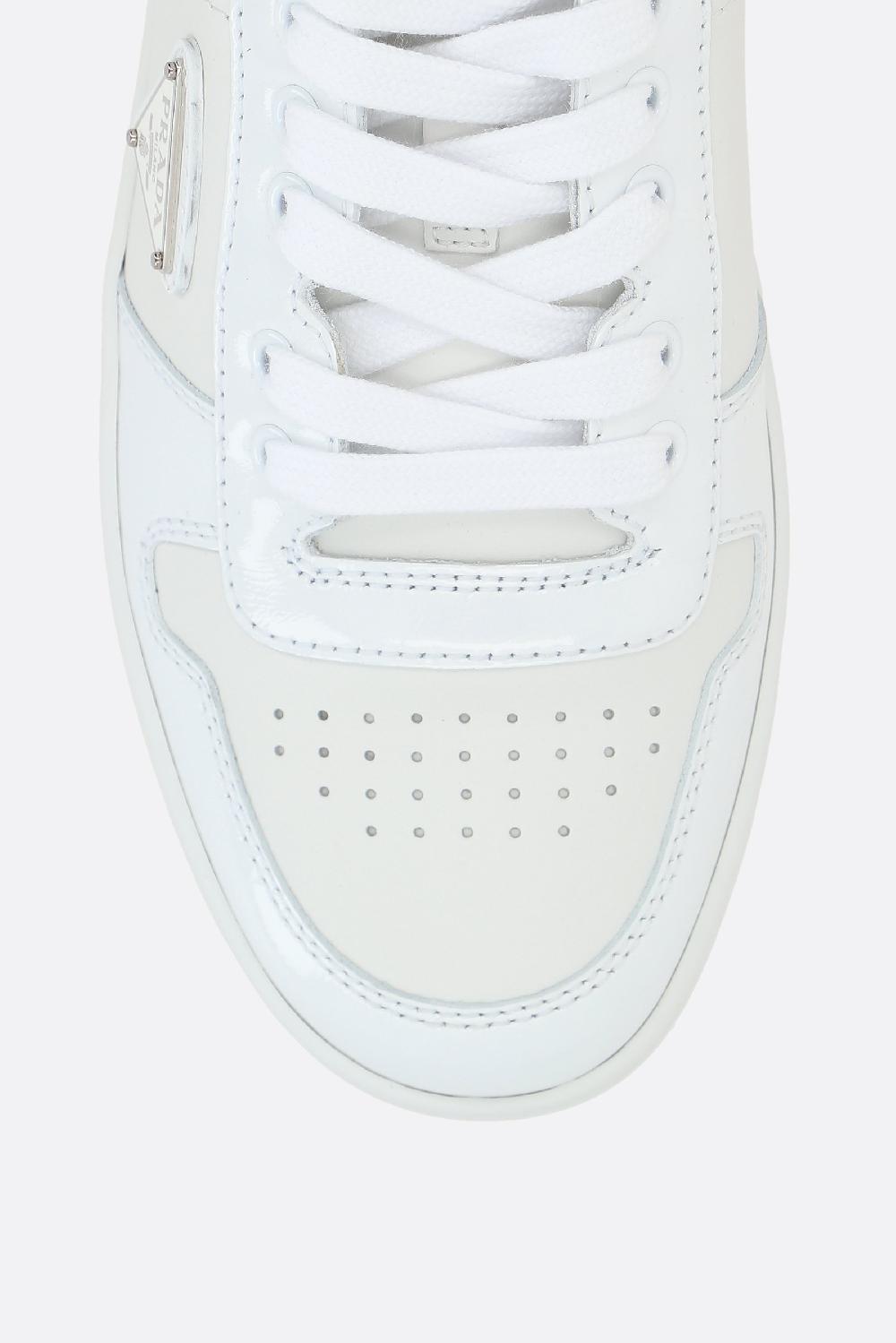 PRADA sneaker Downtown in pelle liscia e naplak Prezzo Ridotto
