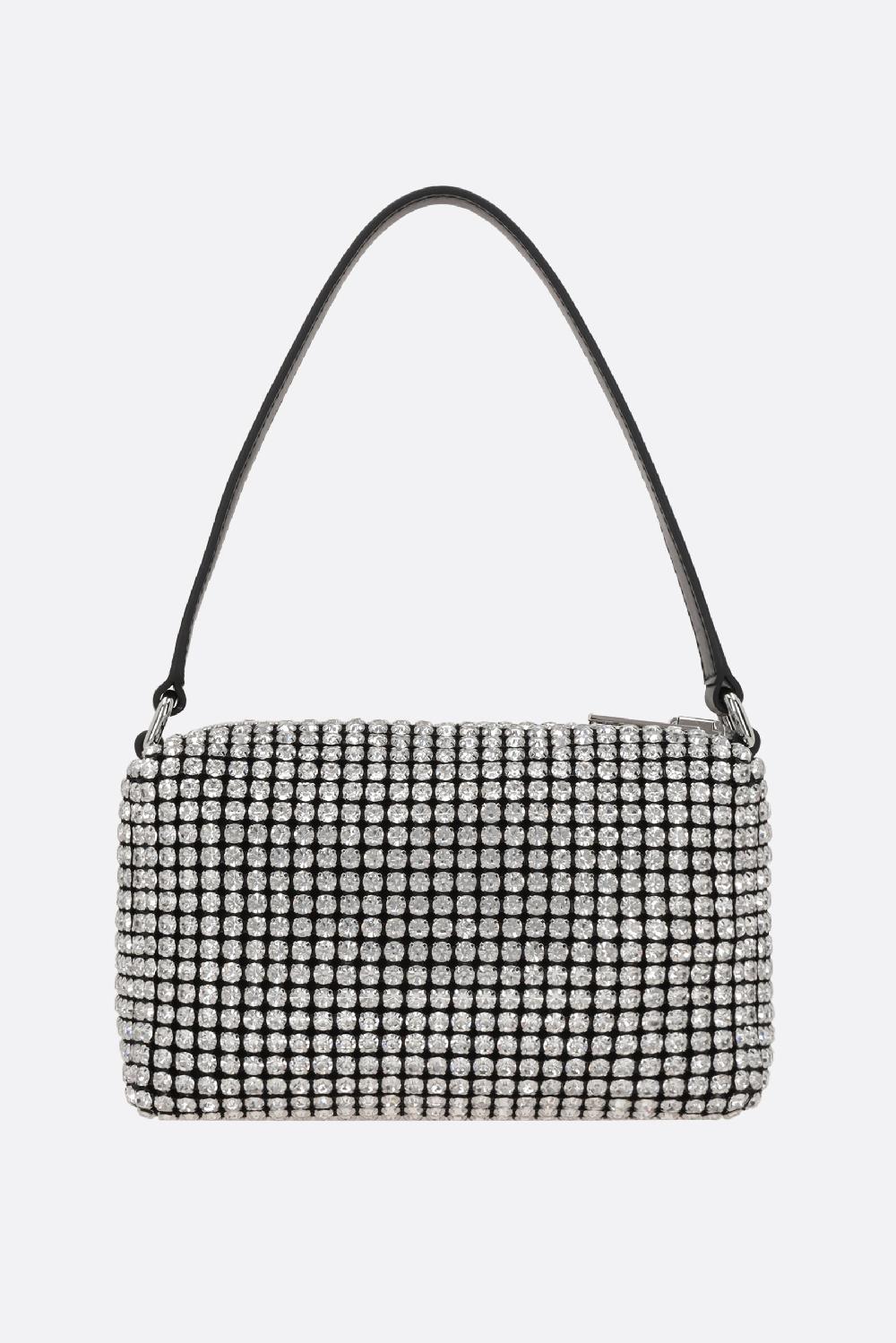 ALEXANDER WANG borsa a mano Heiress media in rete con strass Presa