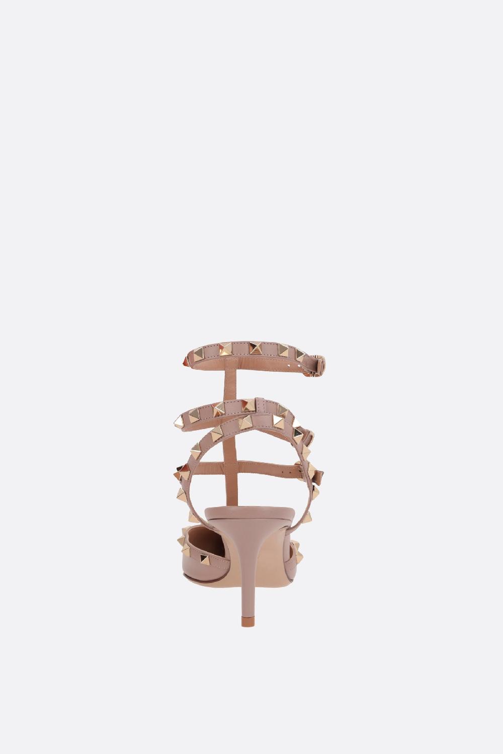 VALENTINO GARAVANI slingback Rockstud in pelle liscia In Vendita