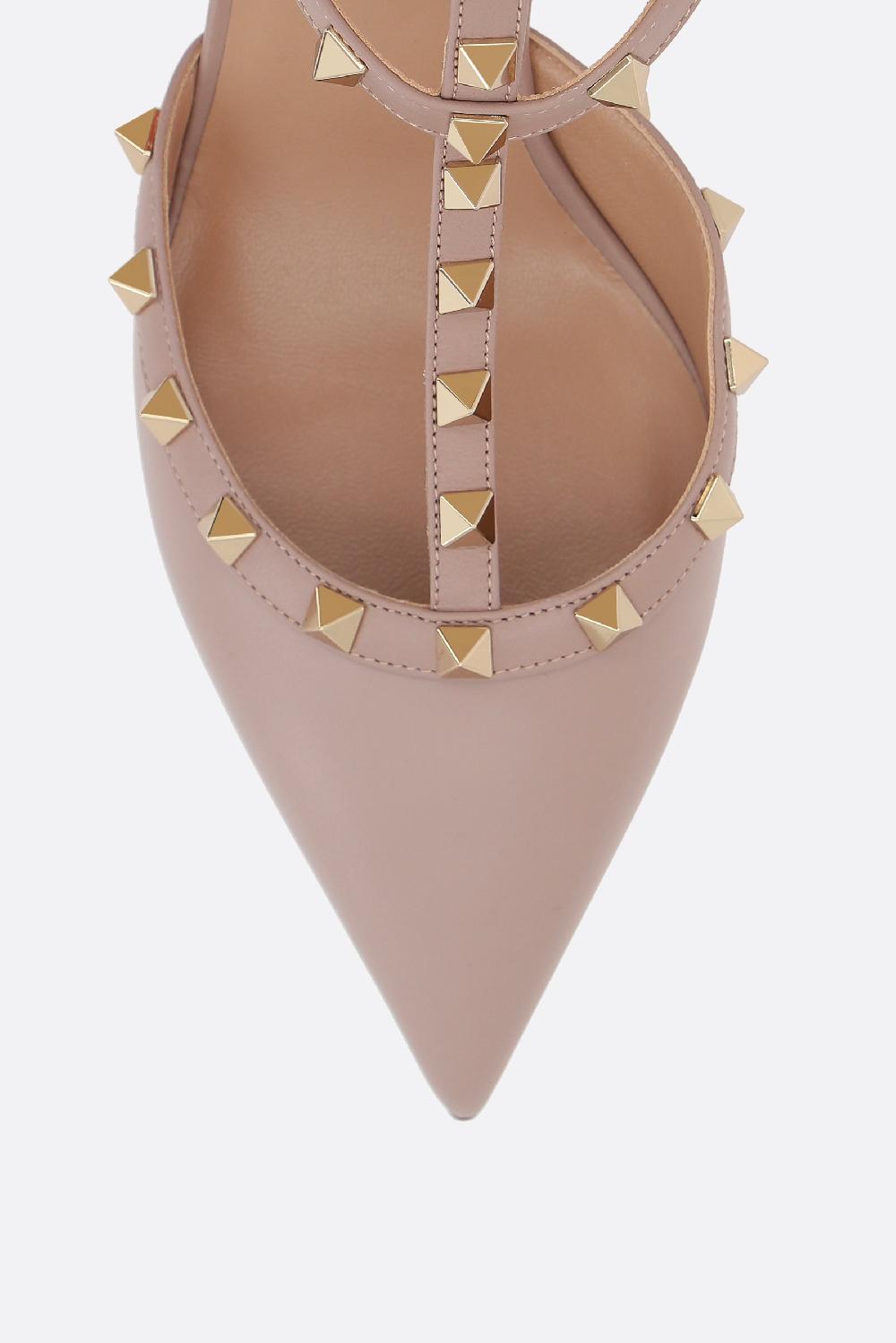 VALENTINO GARAVANI slingback Rockstud in pelle liscia In Vendita
