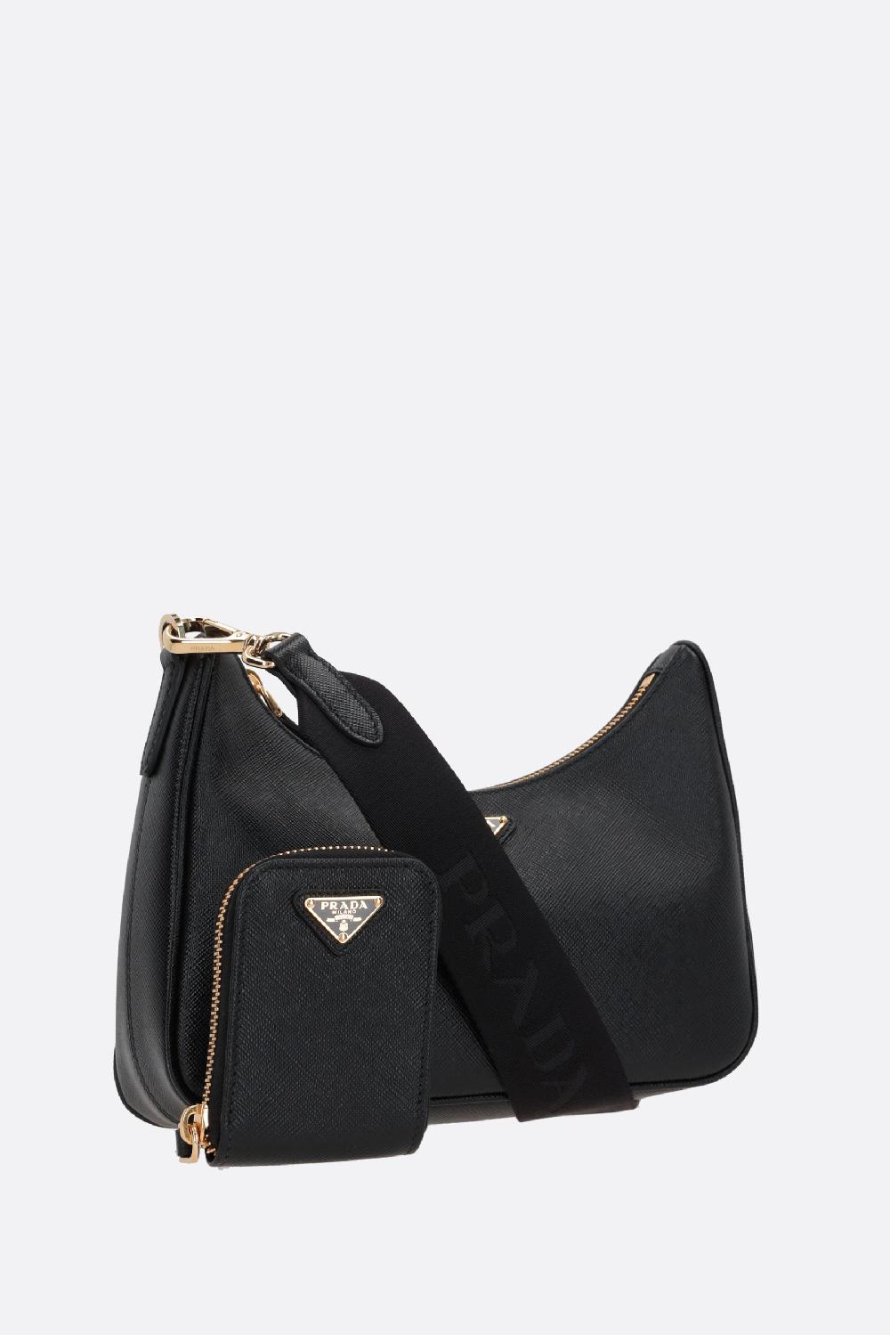 PRADA borsa a spalla Prada Re-Edition 2005 in pelle Saffiano Lux Offerte