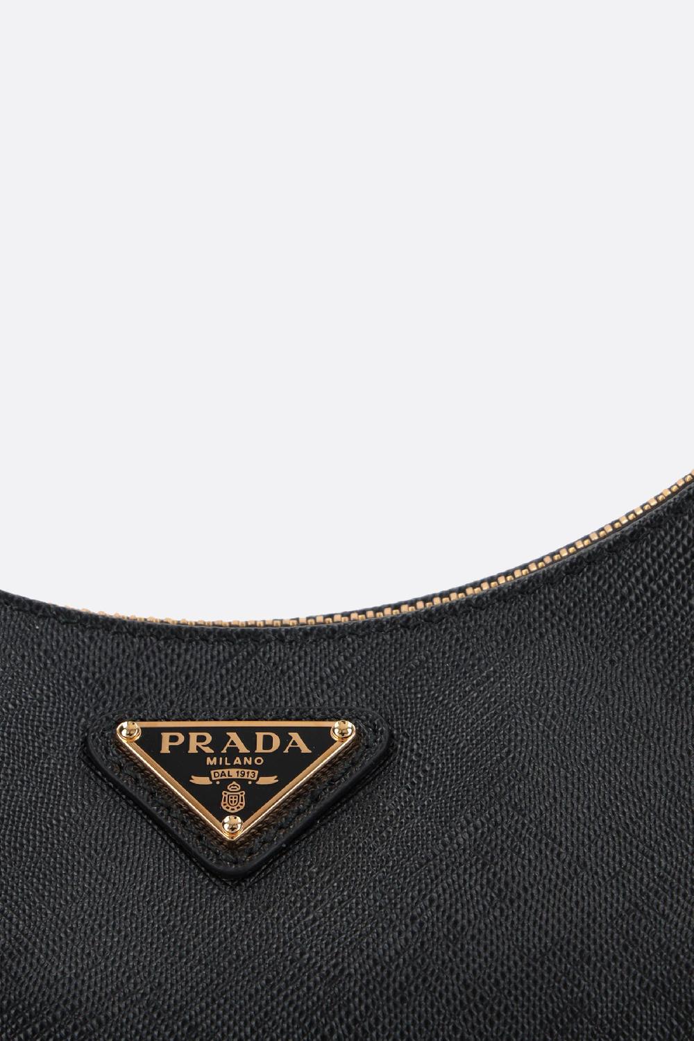 PRADA borsa a spalla Prada Re-Edition 2005 in pelle Saffiano Lux Offerte