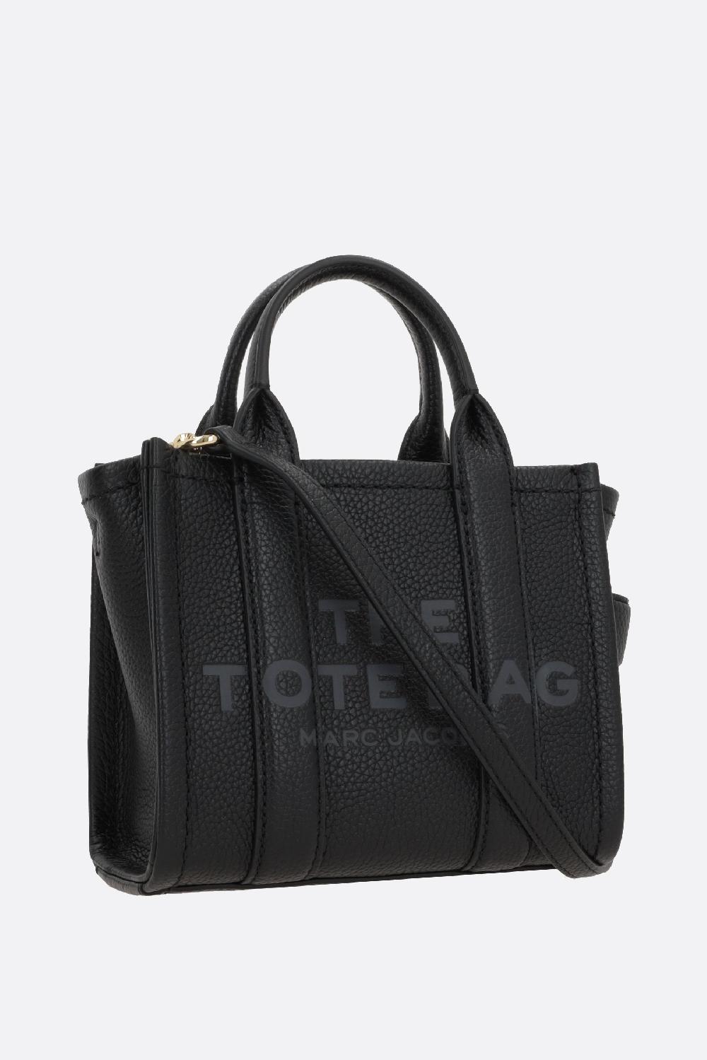 MARC JACOBS borsa The Mini Tote in pelle martellata Nuova