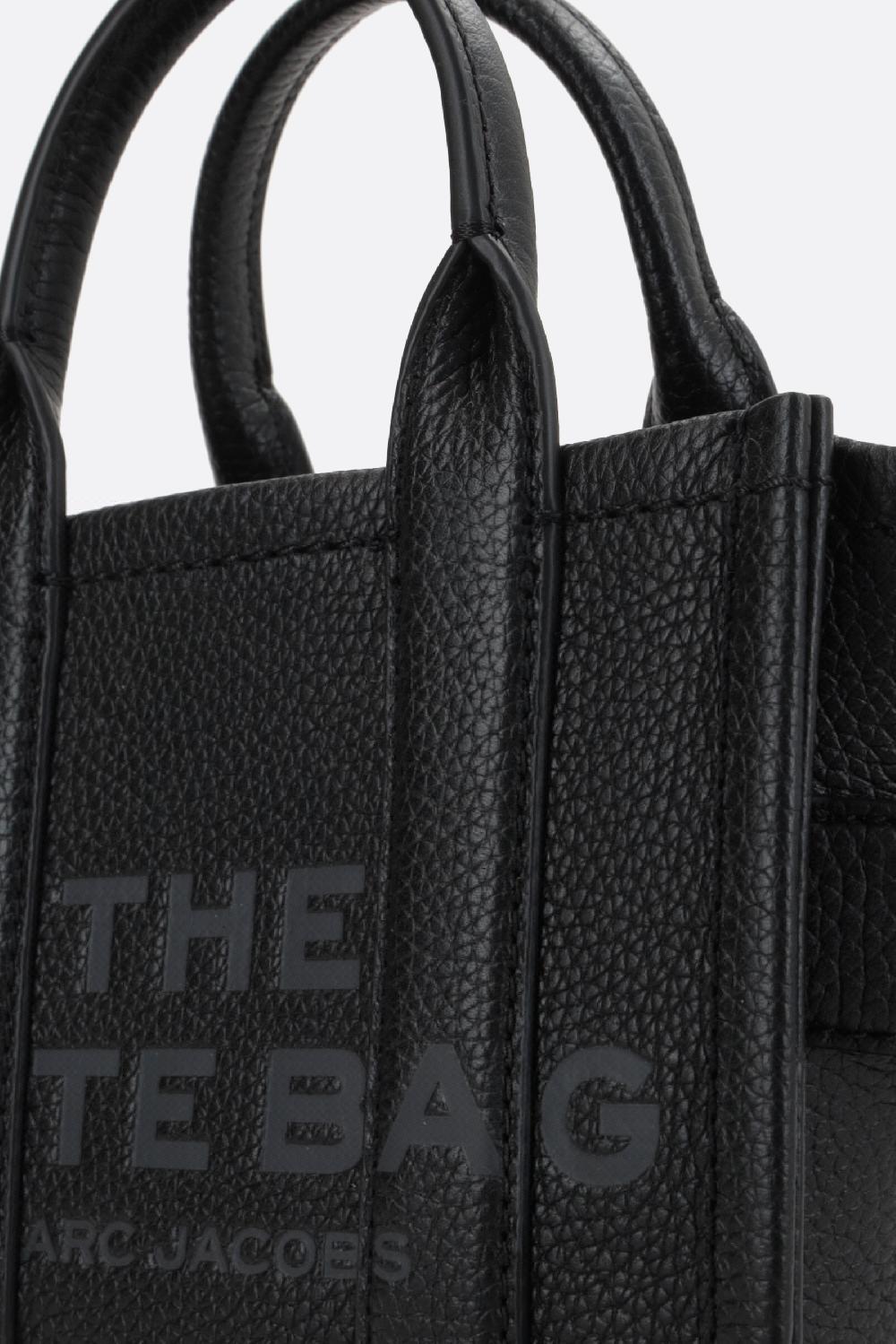 MARC JACOBS borsa The Mini Tote in pelle martellata Nuova