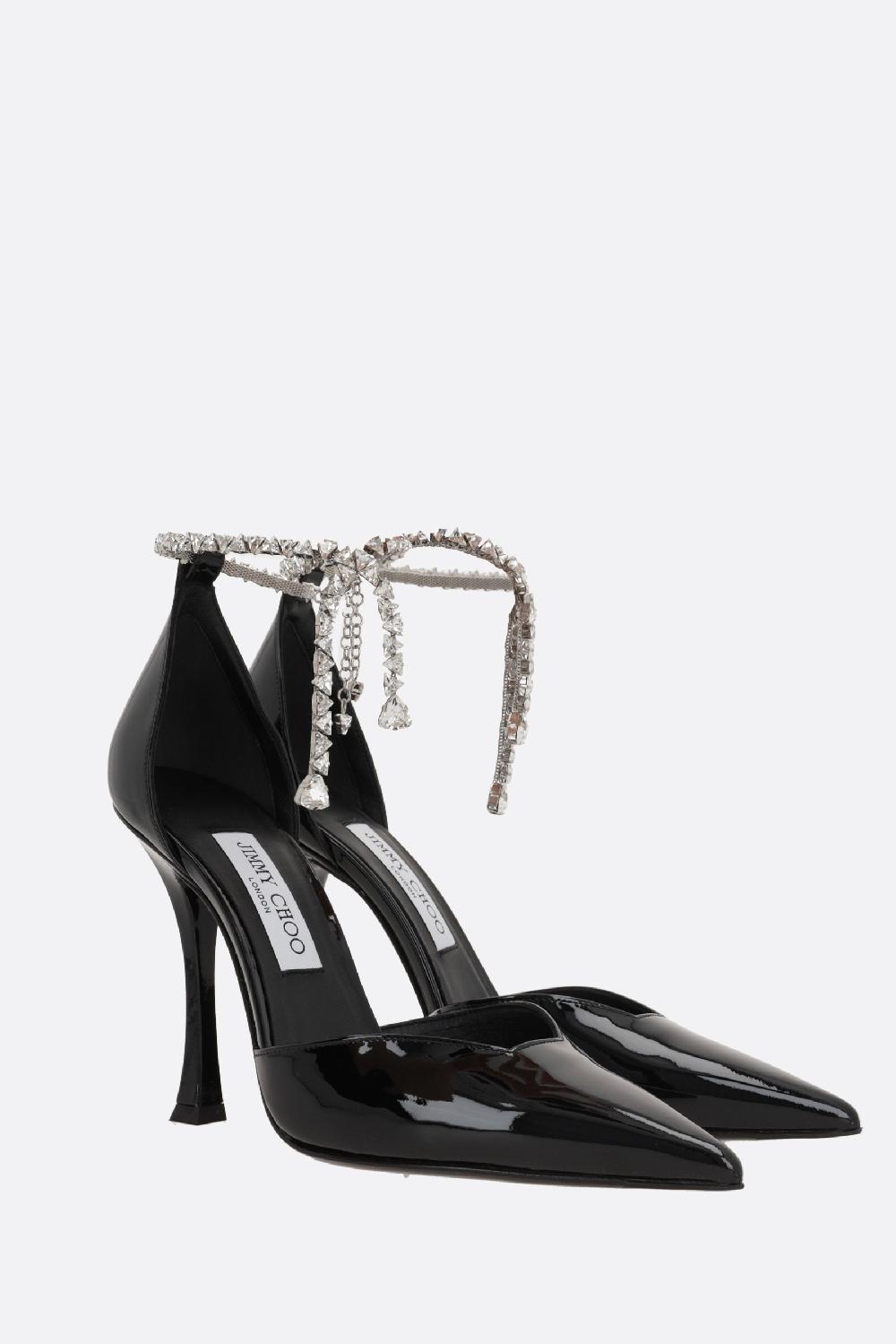JIMMY CHOO décolleté d'orsay Stevie in vernice Cyber Monday