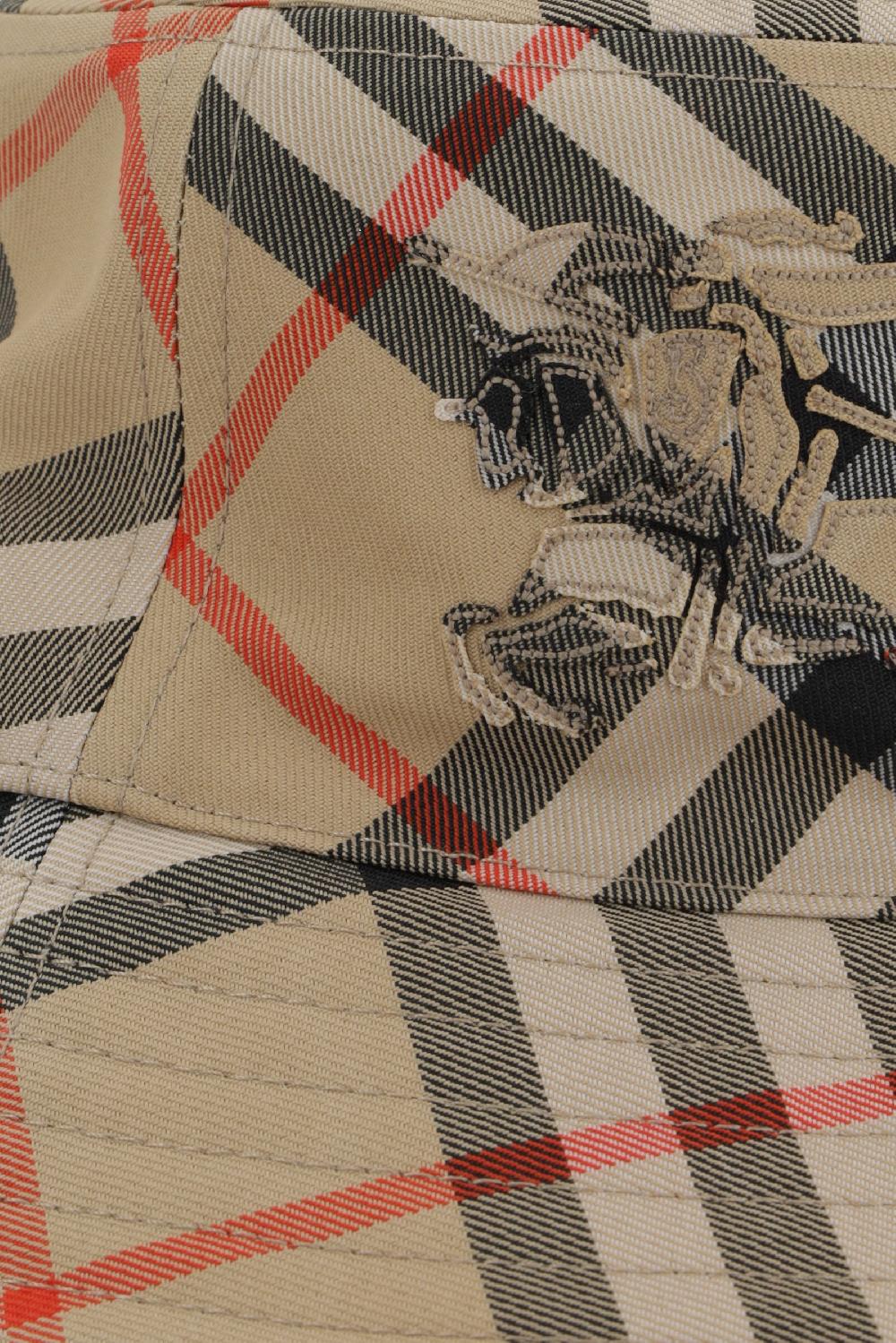 BURBERRY cloche in nylon stampa Check Offerta San Valentino