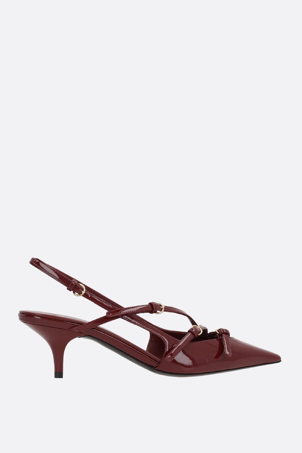 MIU MIU slingback in vernice con fibbie Offerta Anniversario