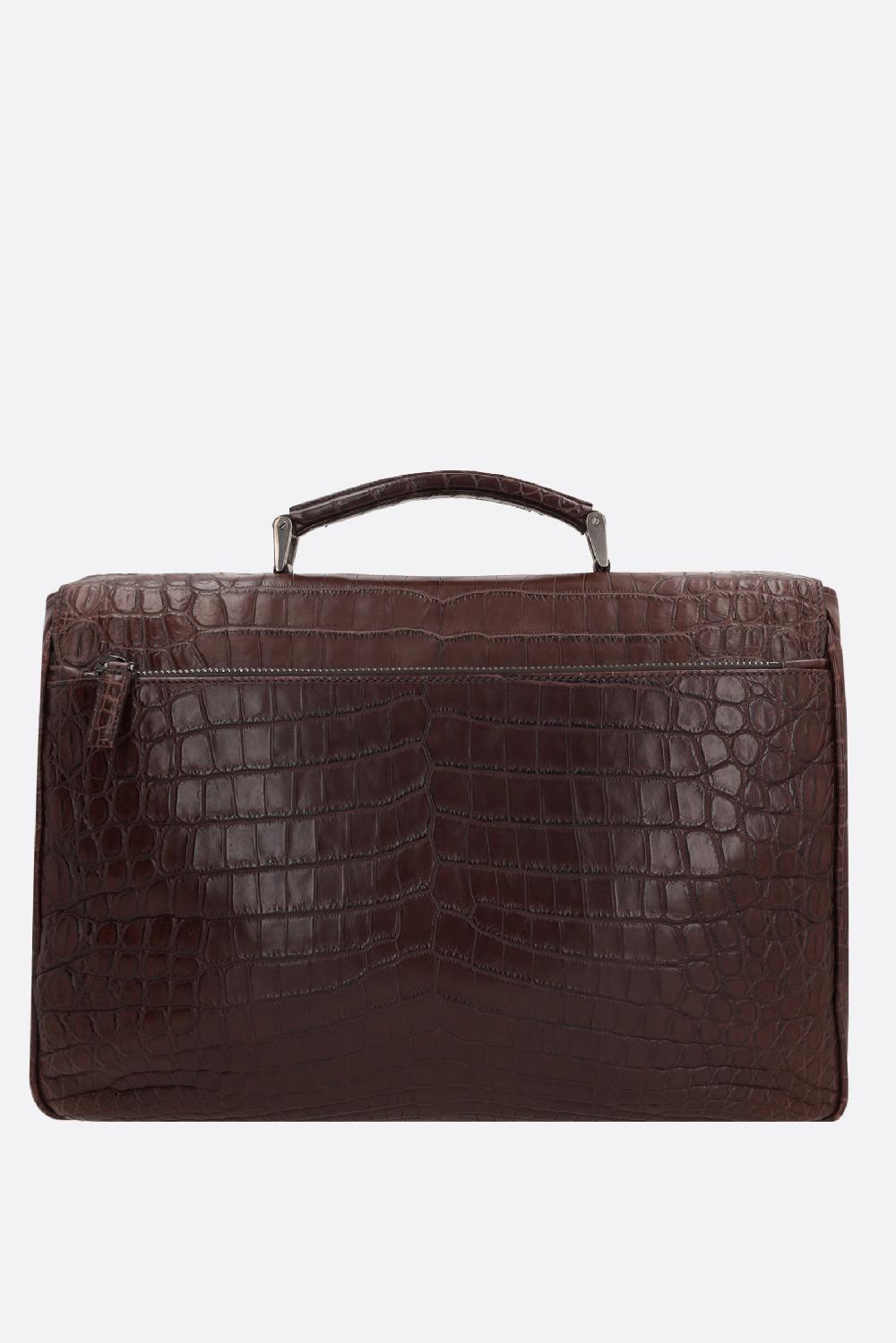 PRADA borsa da lavoro in pelle di coccodrillo Nuovi prodotti