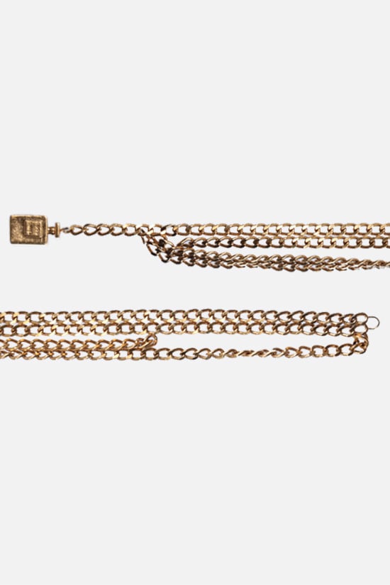 CHANEL VINTAGE WOMAN cintura multicatena con charm Chanel N° 5 parfum Offerte stagionali