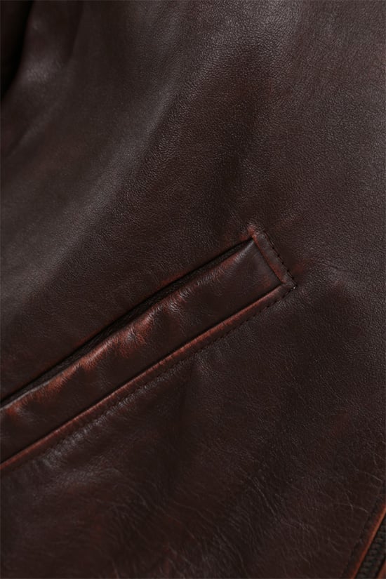 PRADA giacca in pelle vintage Sconti VIP
