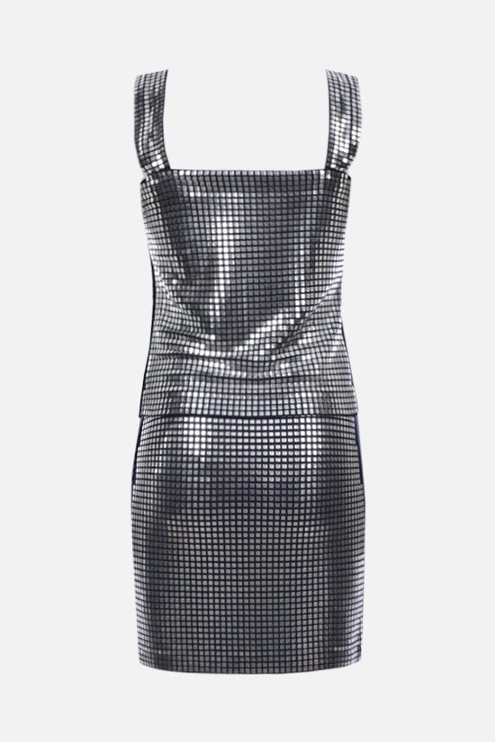 PACO RABANNE WOMAN completo top e gonna in jersey con placche metalliche Ritorno libero