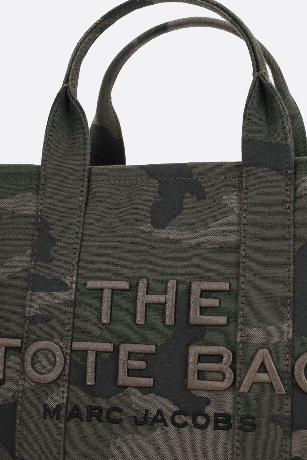 MARC JACOBS borsa tote The Camo Jacquard Medium in canvas Latest stili