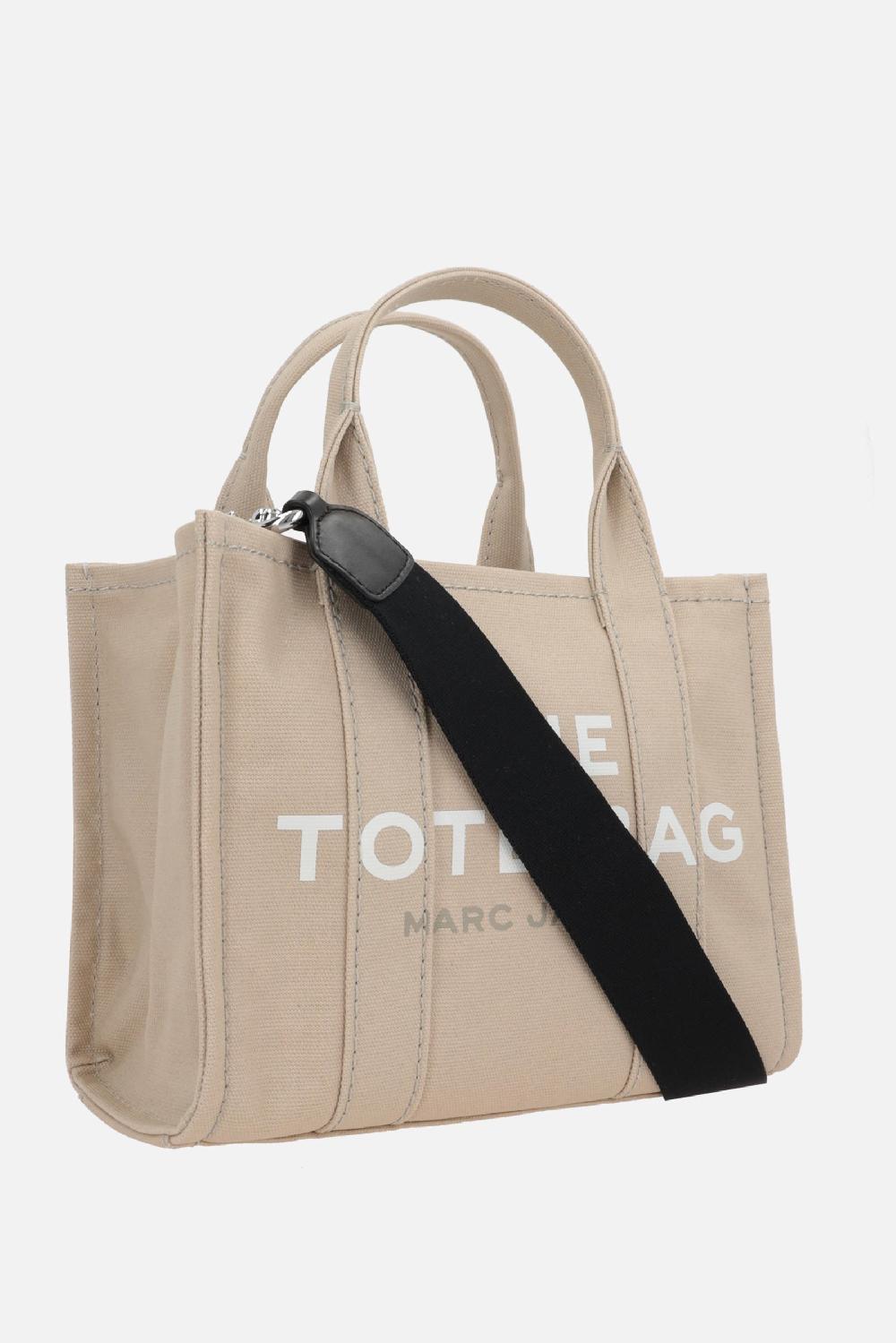 MARC JACOBS borsa The Small Tote in canvas Enormi sconti