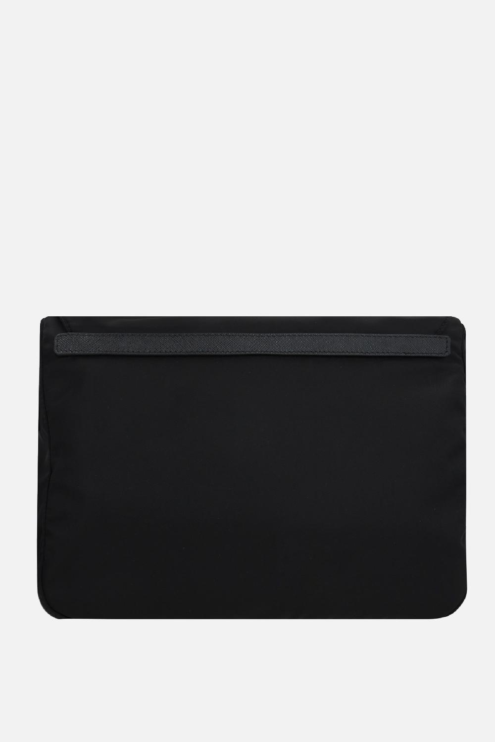 PRADA borsa a spalla large in Re-Nylon con logo Trasporto libero internazionale
