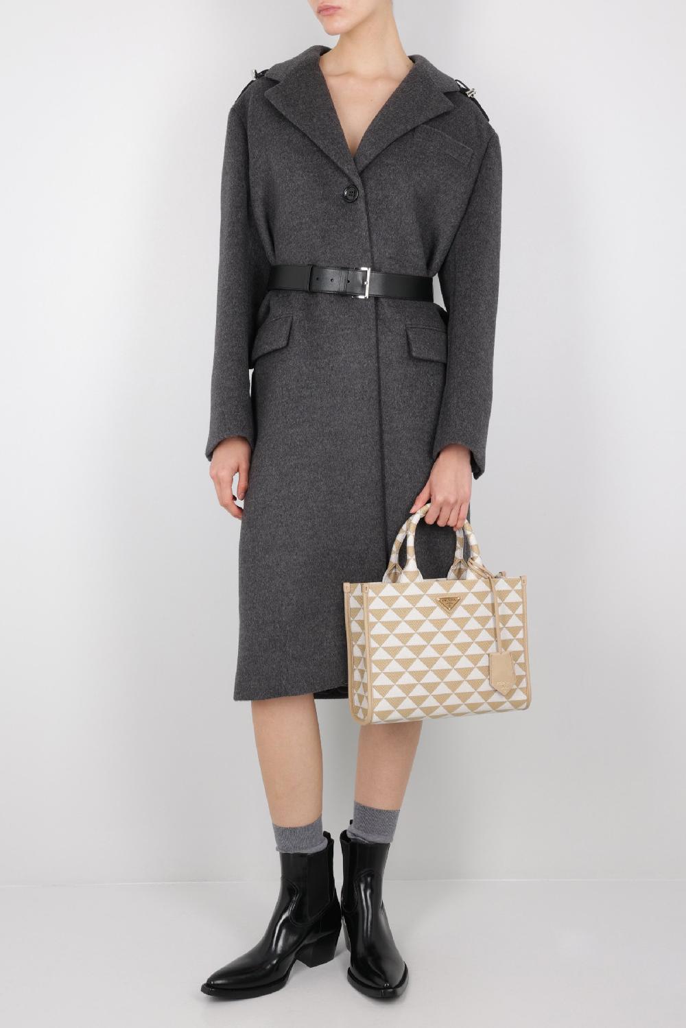 PRADA borsa tote Prada Symbole small in jacquard 50% di sconto per tempo limitato