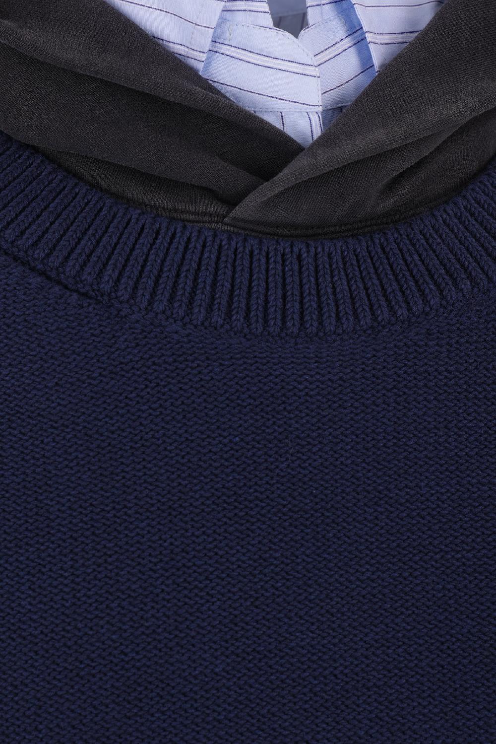 BALENCIAGA felpa a strati trompe-l'oeil in un mix di materiali Promozione Limitata
